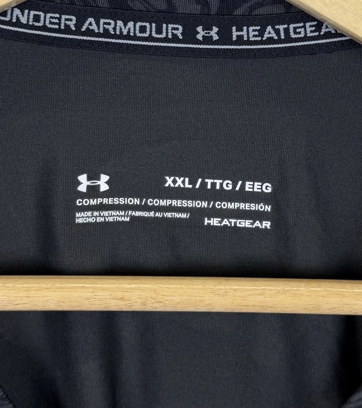 Under Armour Under Armour Long Sleeve Rush Guard Jersey Shirt Top black Size US XXL / EU 58 / 5 - 7 Thumbnail