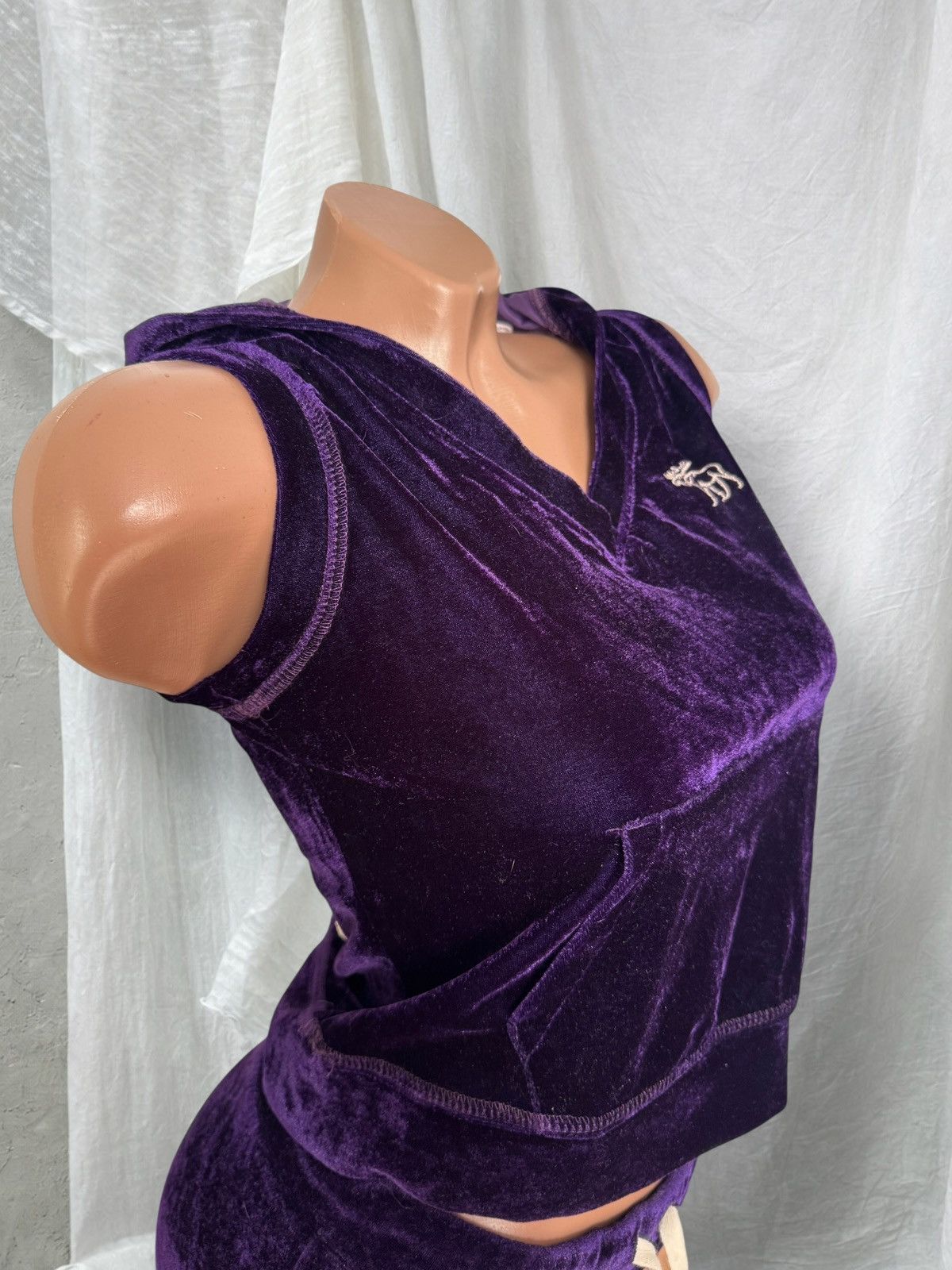 Abercrombie & Fitch Abercrombie & Fitch Vintage Y2K Glam Sexy Hoodie & Shorts Size S / US 4 / IT 40 - 7 Thumbnail
