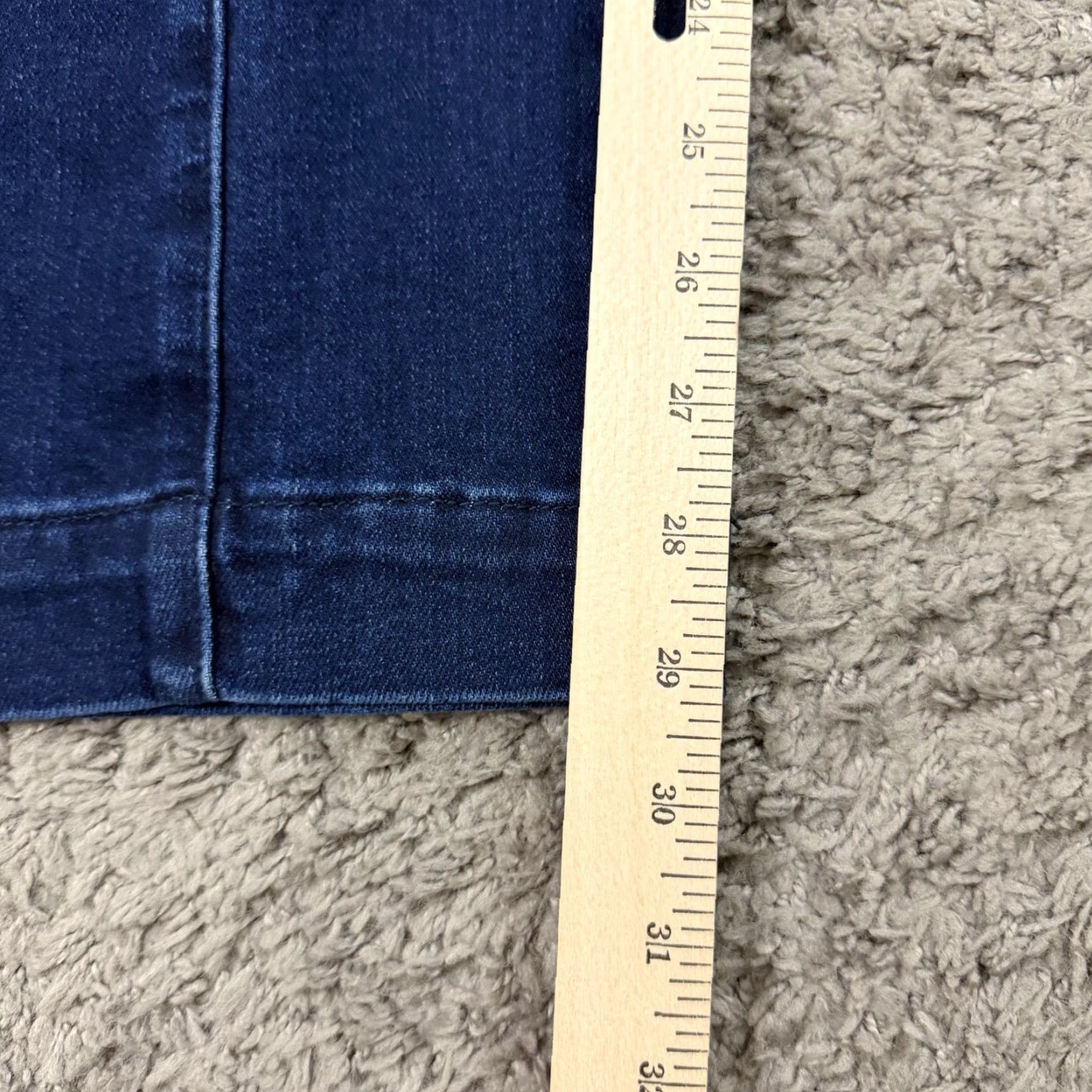 Vintage Judy Blue Jeans Women 32 Straight High Rise Dark Wash 32x29 Denim Size 24" / US 00 / IT 34 - 6 Thumbnail