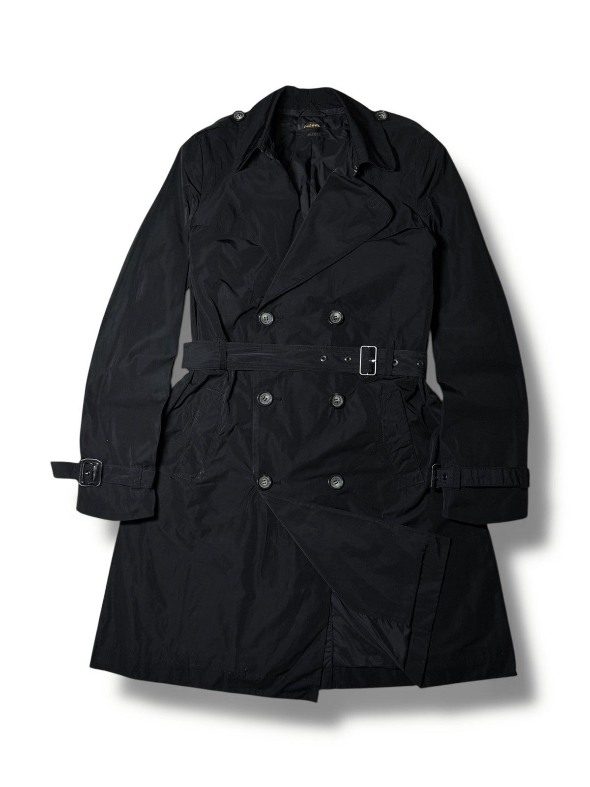 Diesel Diesel Black Gold Trench Coat Jacket Size S / US 4 / IT 40 - 2 Thumbnail
