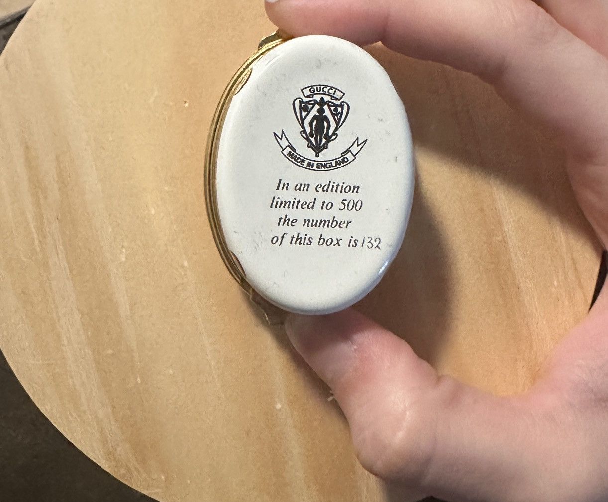 Gucci Gucci Christmas 1987 porcelain pill box Size ONE SIZE - 4 Thumbnail