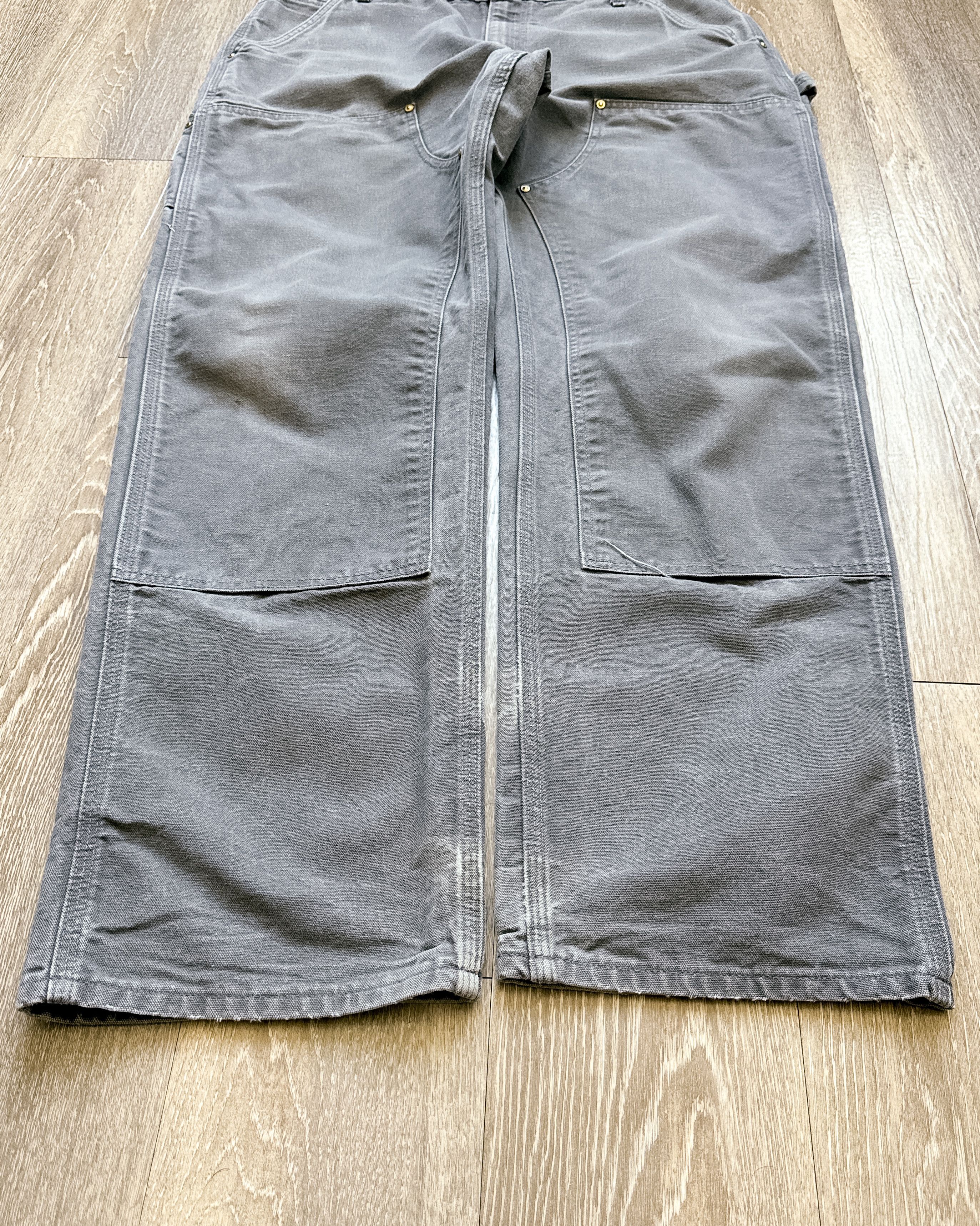 Carhartt Vintage Carhartt Double Knee Carpenter Pants Gray Workwear Size US 34 / EU 50 - 2 Thumbnail
