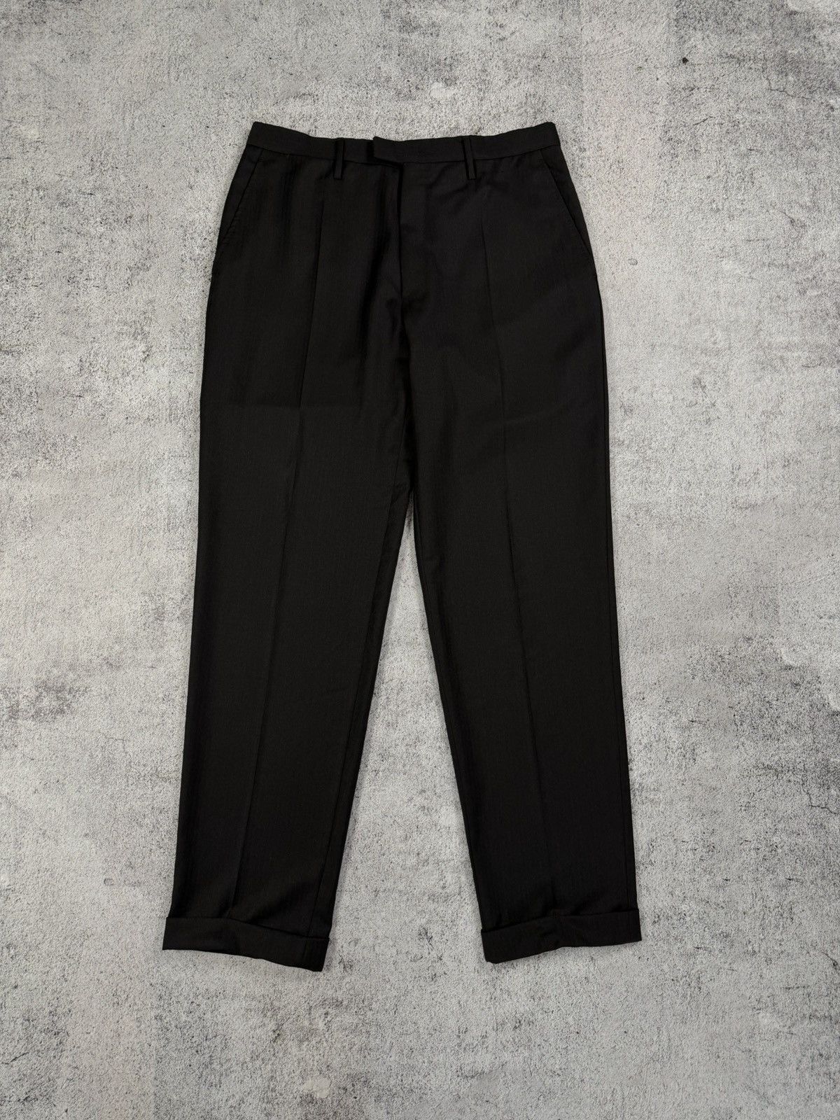 Gucci Gucci Classic Black Suit | Original | Size 52 | Size 52L - 16 Thumbnail