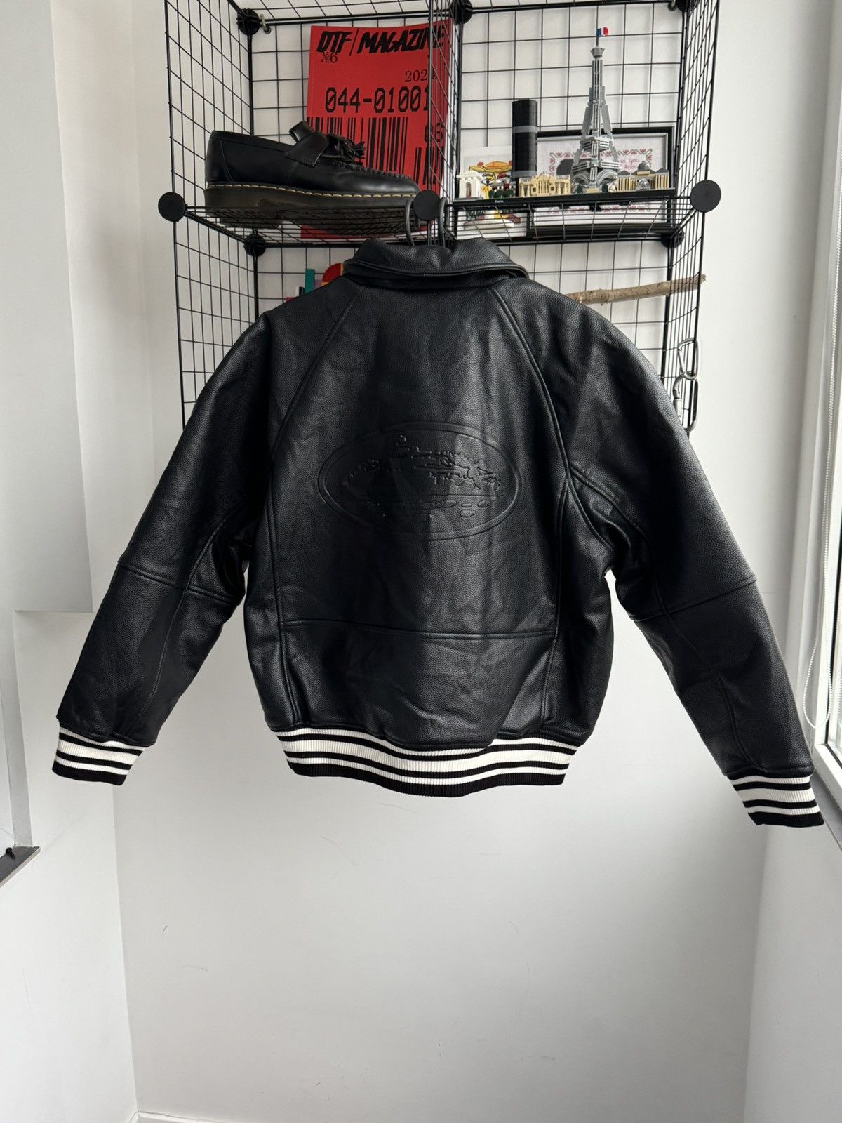 Corteiz Corteiz Skydive Leather Jacket Bomber Black Size US L / EU 52-54 / 3 - 5 Thumbnail