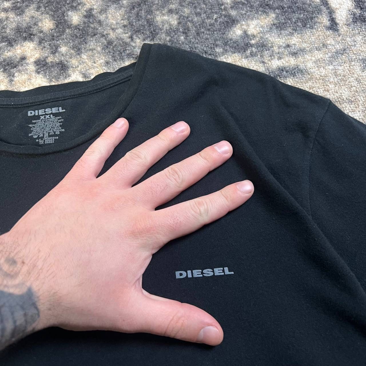 Diesel Diesel Mini Logo Luxury T-Shirt Streetwear Style 2TS7 Size US XXL / EU 58 / 5 - 3 Thumbnail