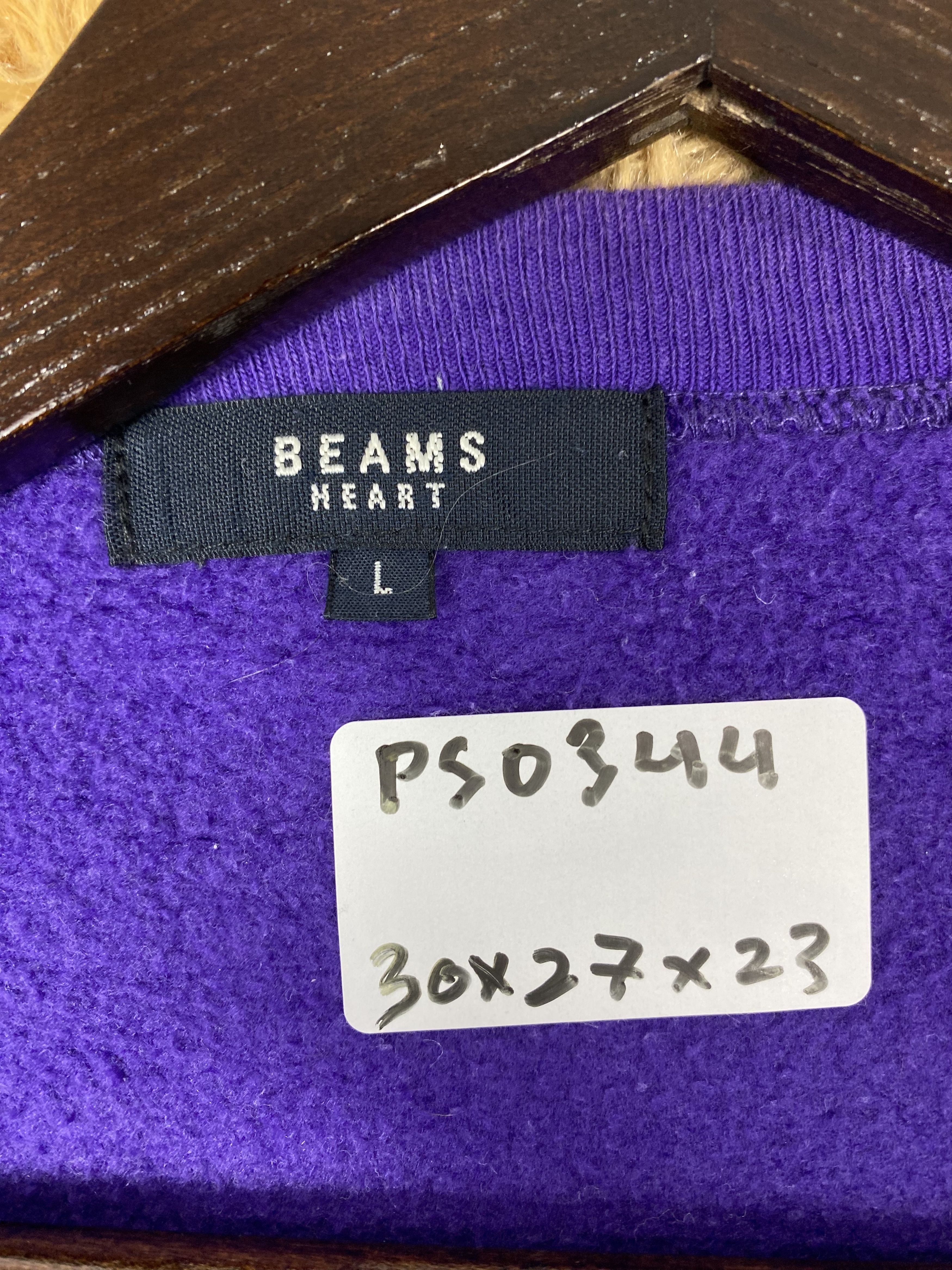Beams Plus Vintage Beams Heart Sweatshirts PS0344 Size US L / EU 52-54 / 3 - 8 Thumbnail
