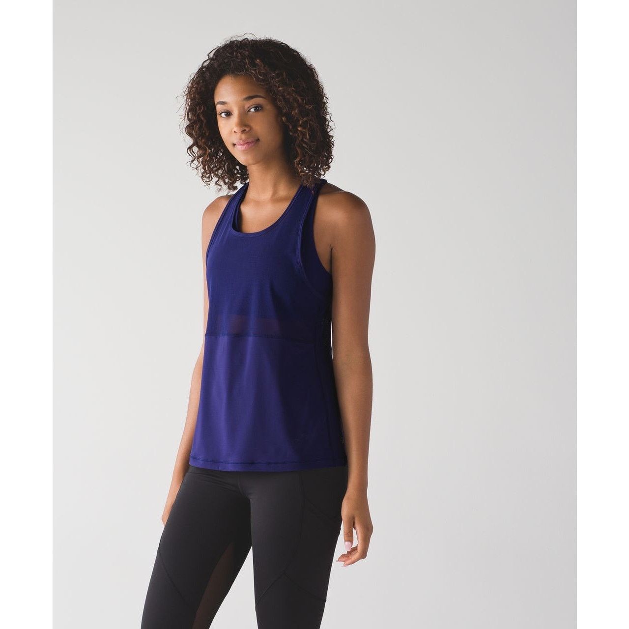 Lululemon Lululemon Fast As Light 2-In-1 Tank Emperor Blue Size 6 Size M / US 6-8 / IT 42-44 - 1 Thumbnail