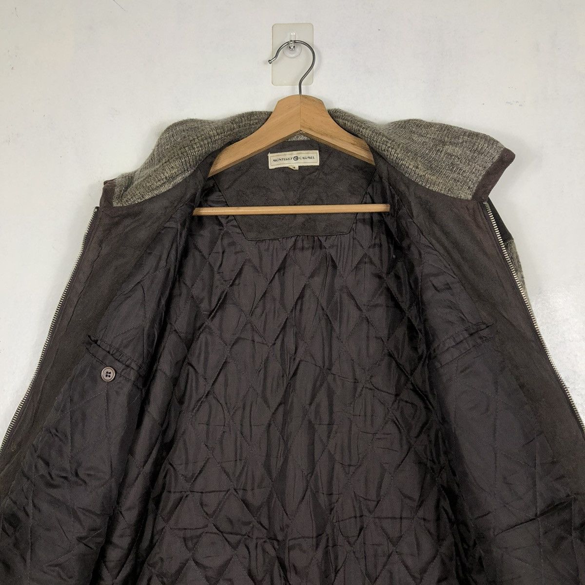 Japanese Brand 📌VTG BIKER FLY LEATHER JACKET MONTERRY CARMEL ISSEY MIYAKE Size US M / EU 48-50 / 2 - 15 Thumbnail