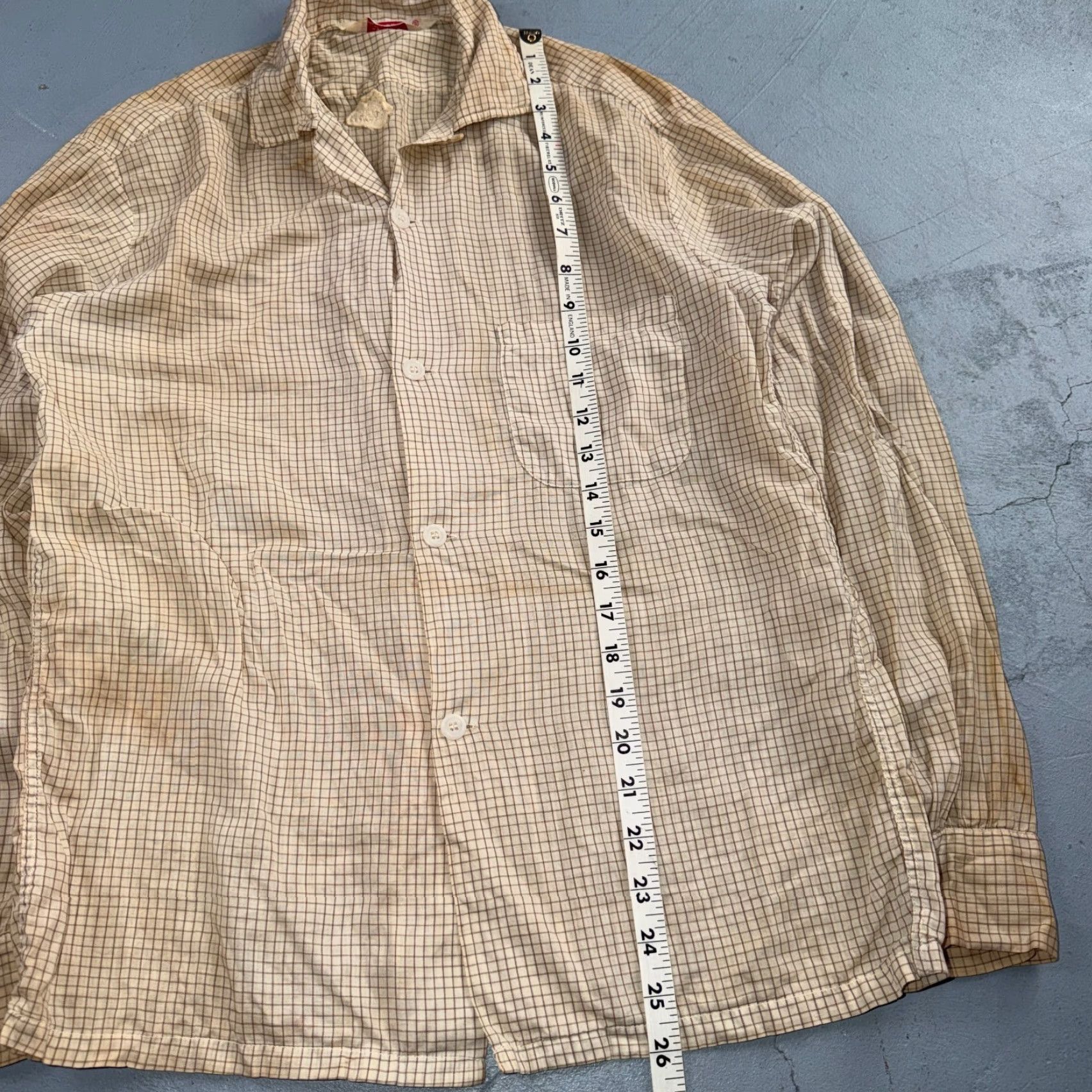Vintage VTG Pilgrim 1950s Rockabilly Button Up Shirt Collared Collar Cotton White Size S Mens Regular Vintage Yes Bag? Size US S / EU 44-46 / 1 - 3 Thumbnail
