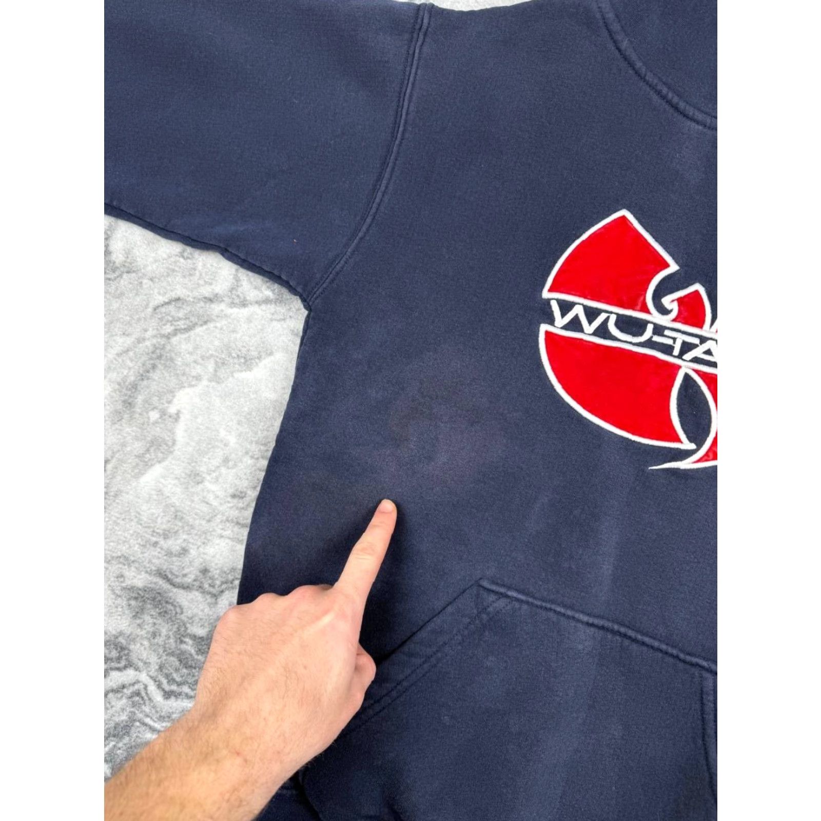 Vintage VINTAGE Wu Tang Clan Hoodie Men M Blue Hip Hop Band Rap Tour Wu Tang Clan 1996 Hoodie Mens Size US M / EU 48-50 / 2 - 4 Thumbnail