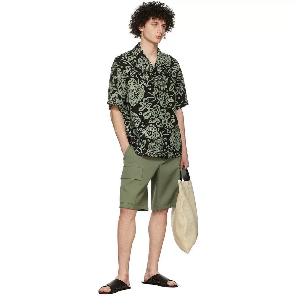 Jil Sander JIL SANDER Hawaiian Floral Short Sleeve Shirt Size US M / EU 48-50 / 2 - 1 Thumbnail