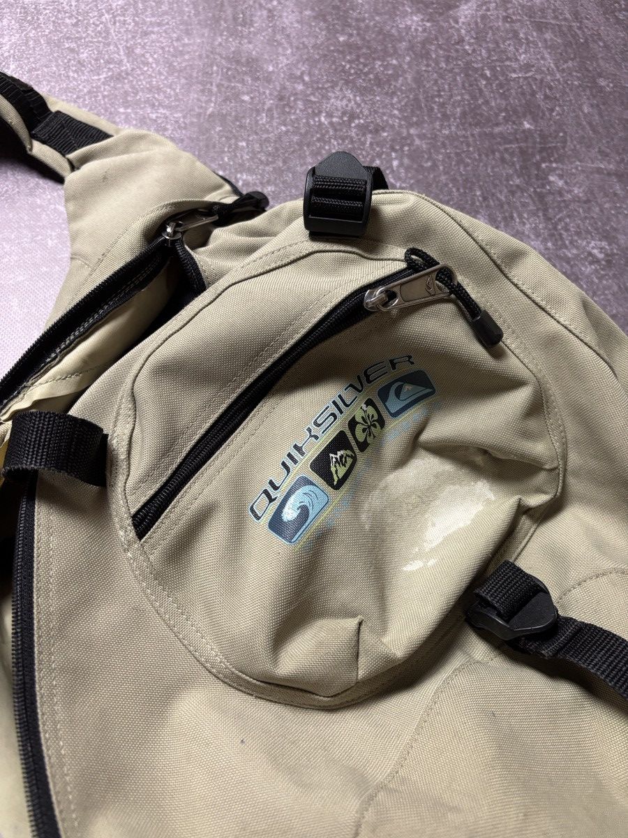 Quiksilver crazy vintage quick silver sling bag y2k surf 90s billabong Size ONE SIZE - 8 Thumbnail