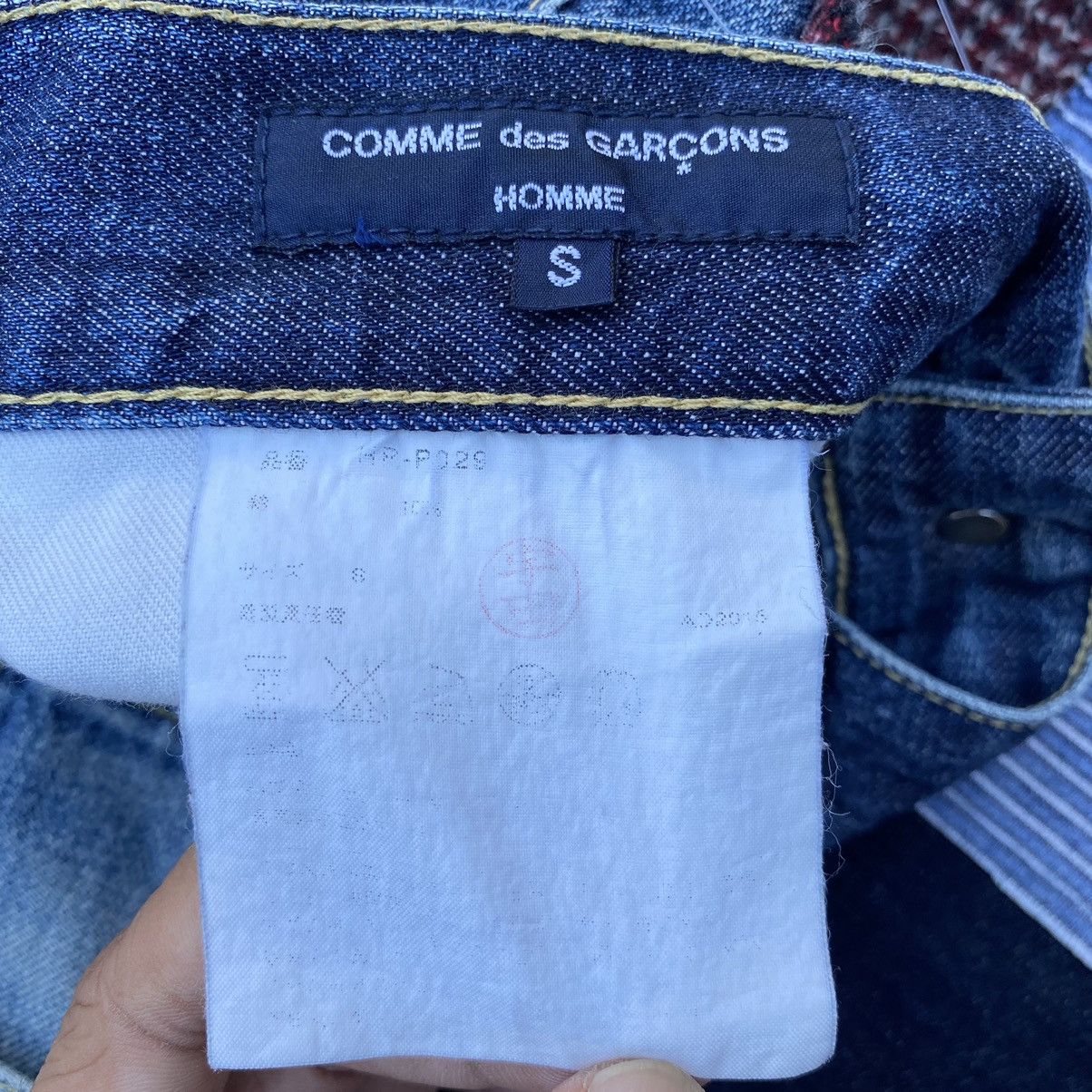 Comme des Garcons Vintage comme des garcorn selvedge patchwork multicolour Size US 32 / EU 48 - 8 Thumbnail