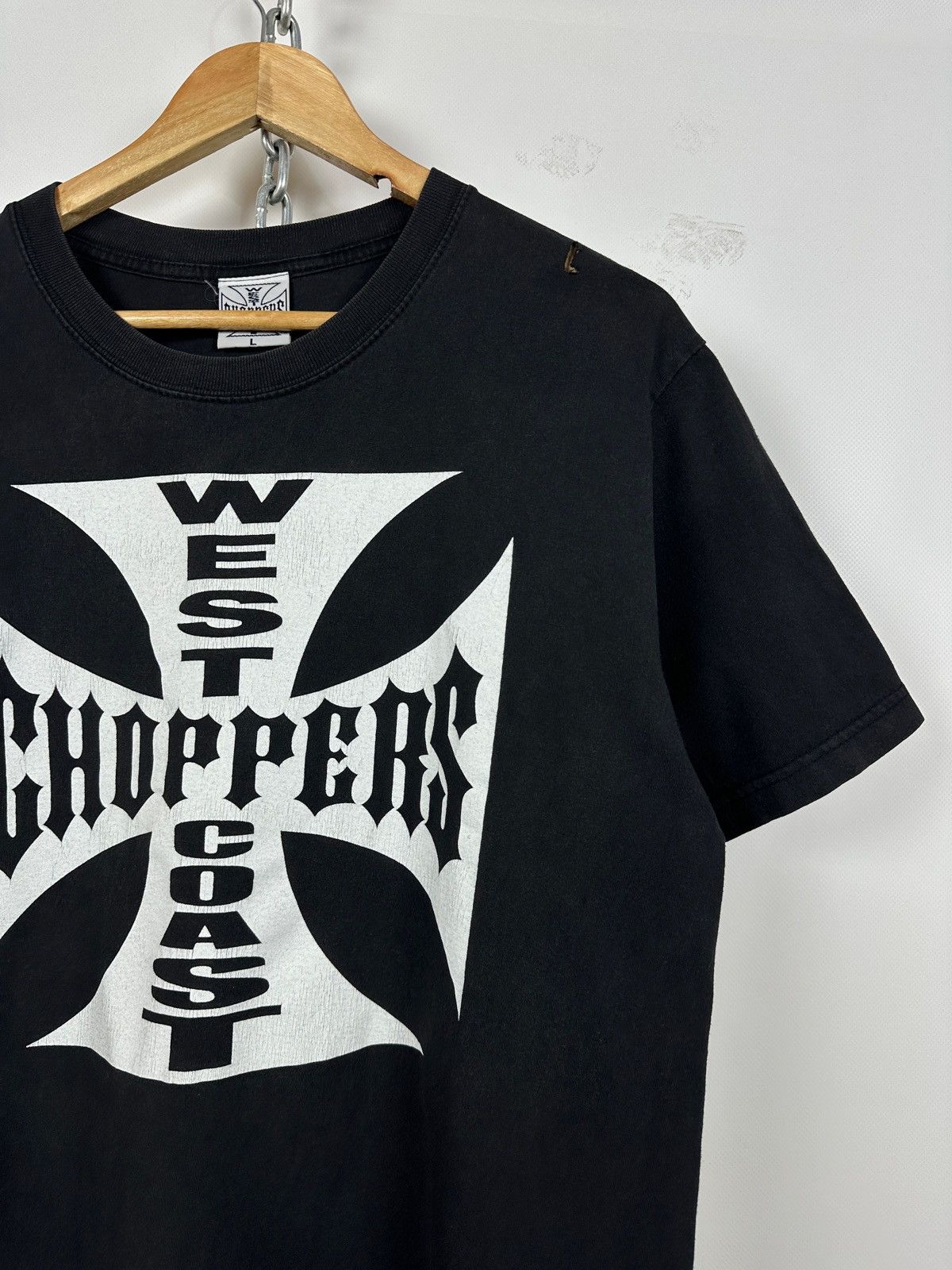 West Coast Choppers Vintage West Coast Choppers Black T-Shirt Paul Walker Size US L / EU 52-54 / 3 - 9 Thumbnail