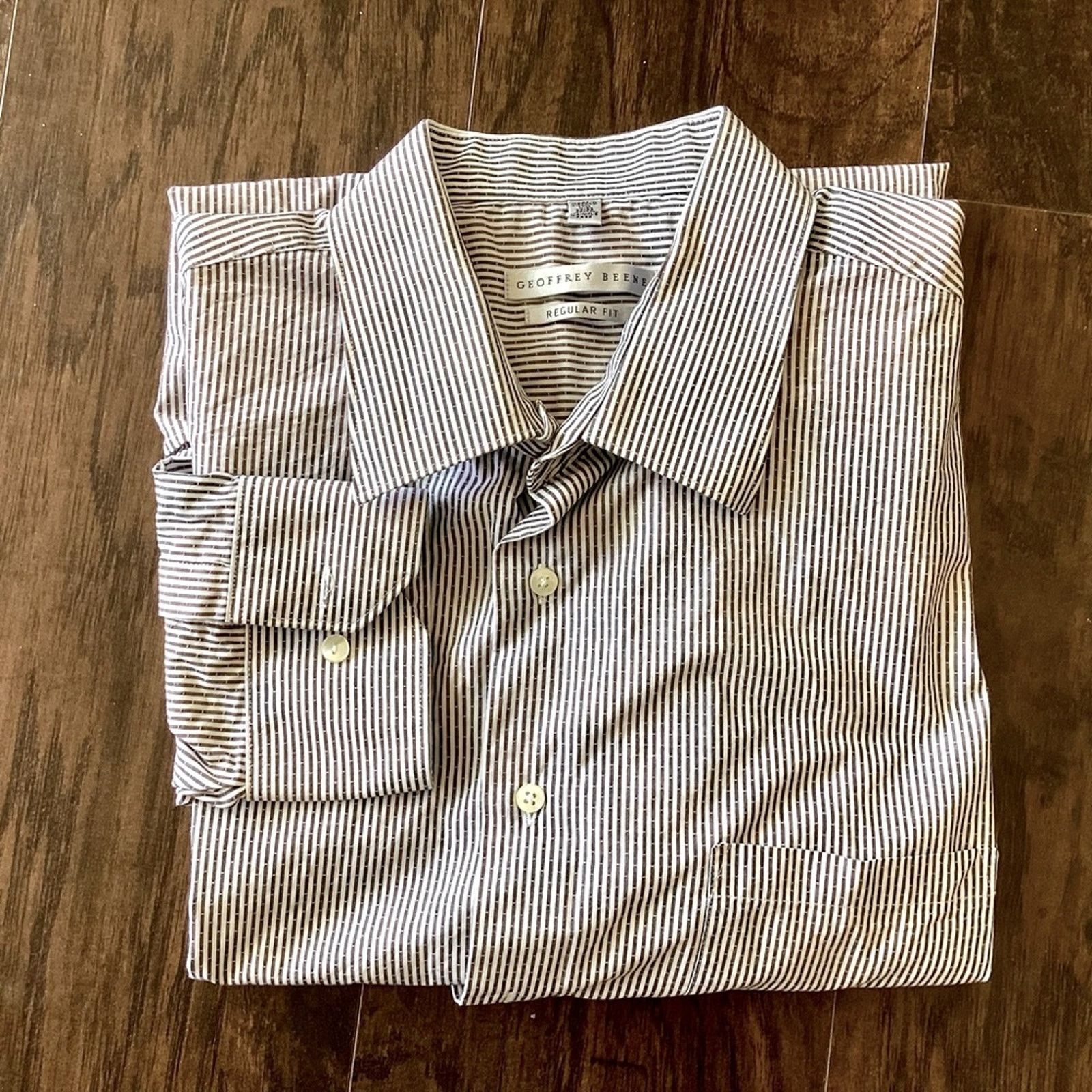 Geoffrey Beene Geoffrey Beene Button Down Shirt Size US XL / EU 56 / 4 - 1 Thumbnail
