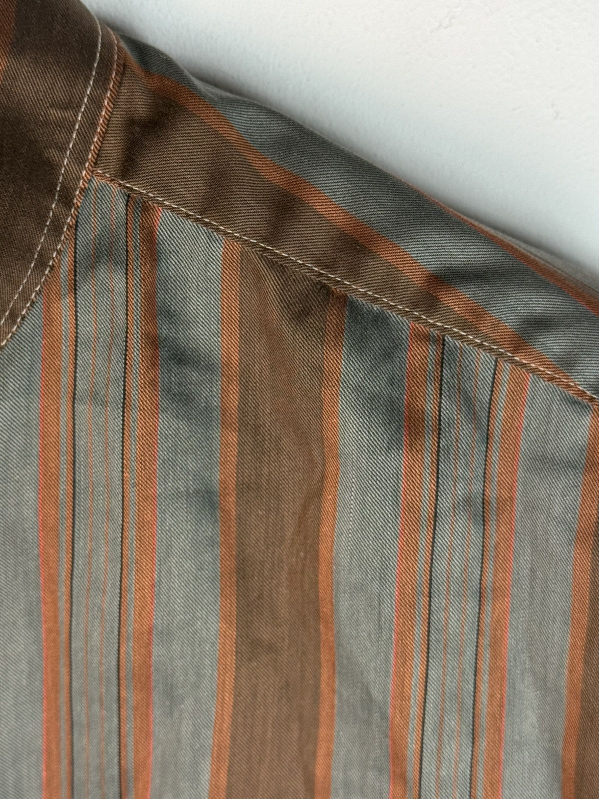 Yves Saint Laurent 90s Brown YSL Shirt Longlseeve France YSL Dress Shirt Size US L / EU 52-54 / 3 - 9 Thumbnail
