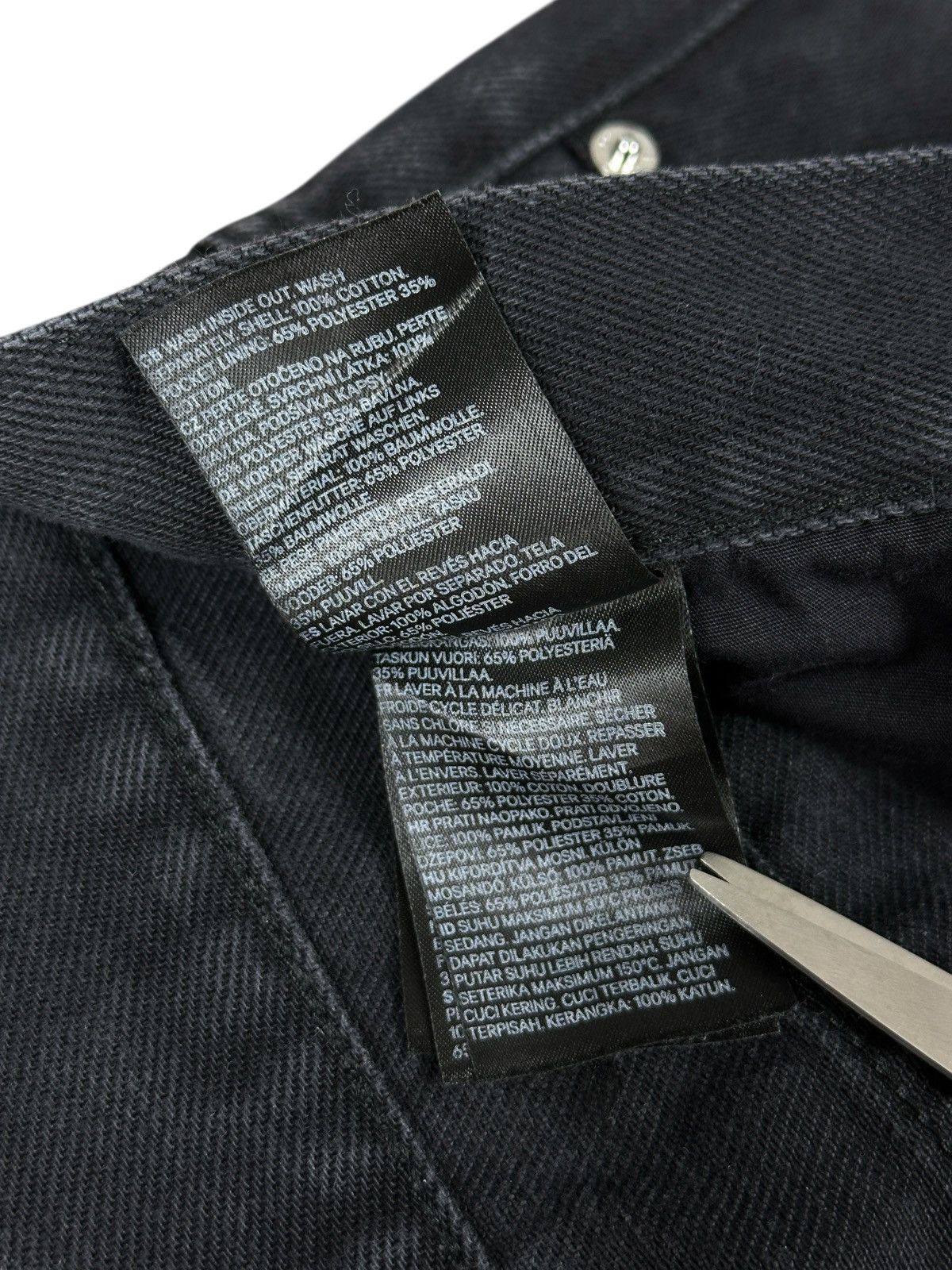 H&M × Kenzo Kenzo x H&M Jungle Black Skinny Jeans Size W29 Size US 29 - 9 Thumbnail