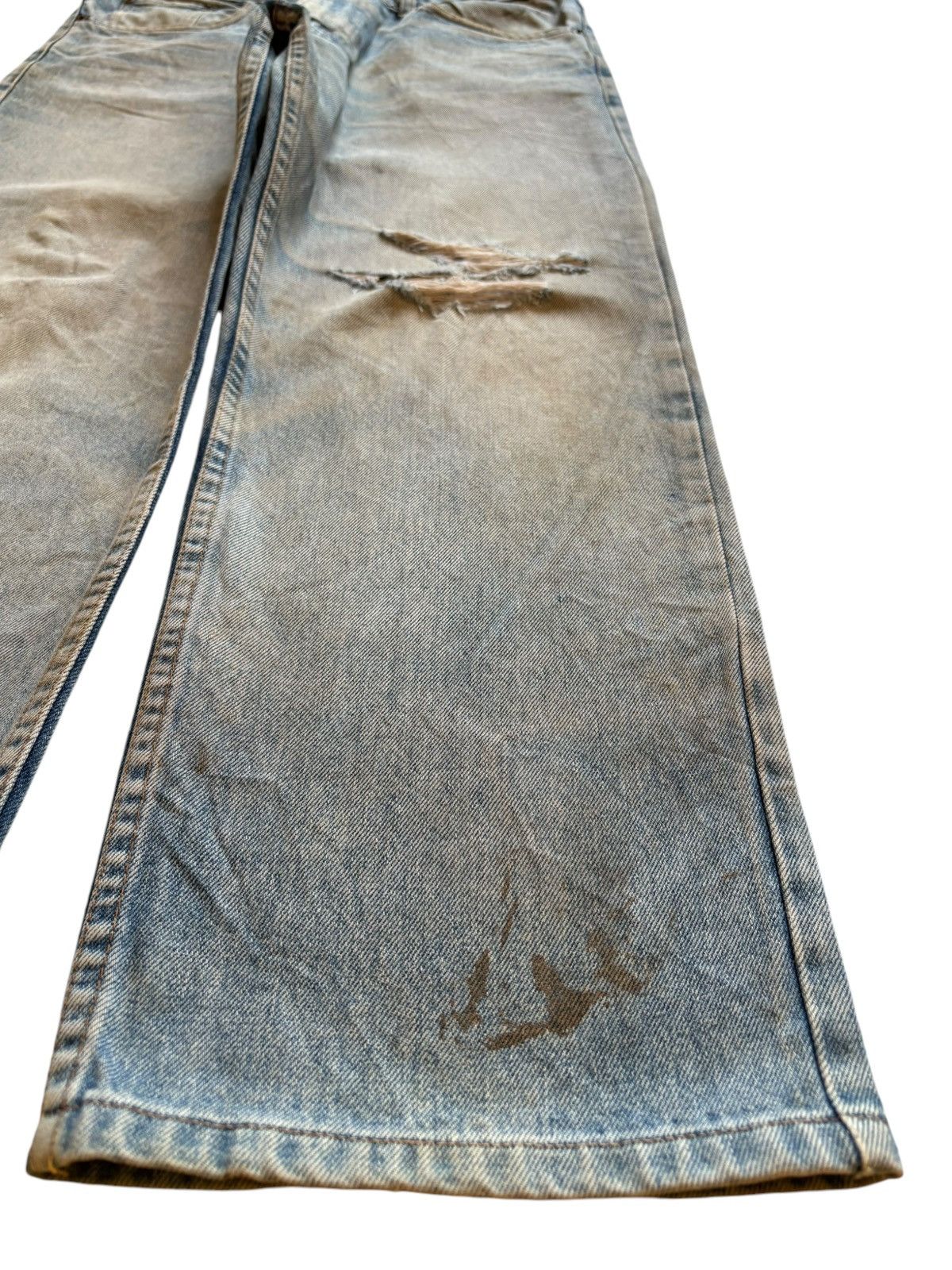 LVC × Levi's × Levi's Vintage Clothing Vintage 90s Levis 515 Mud Wash Distressed Baggy Jeans Size US 32 / EU 48 - 7 Thumbnail