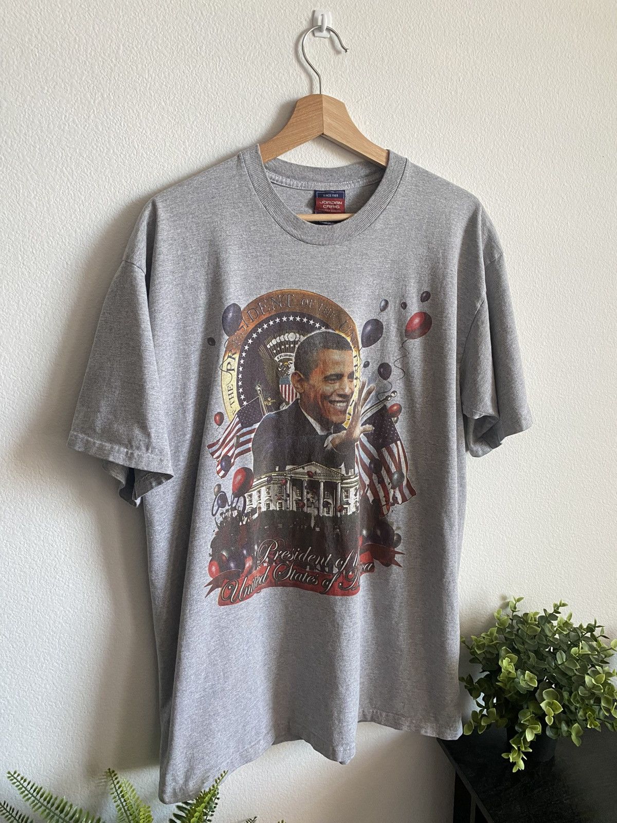 Vintage Vintage Barack Obama President Tee Size US XL / EU 56 / 4 - 2 Thumbnail