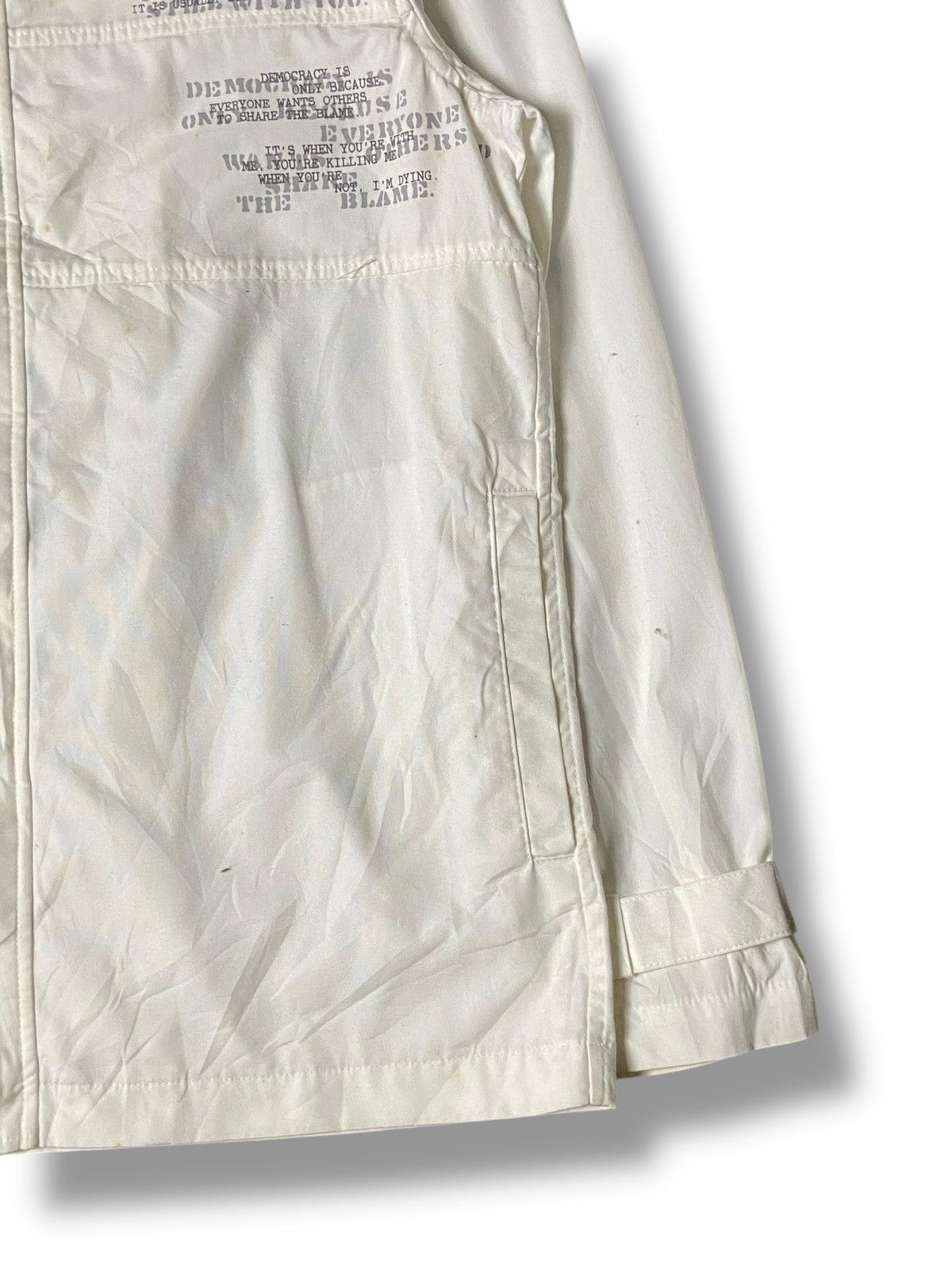 Japanese Brand DRAWNWORK Punk Wording Jacket (140) Size US M / EU 48-50 / 2 - 6 Thumbnail