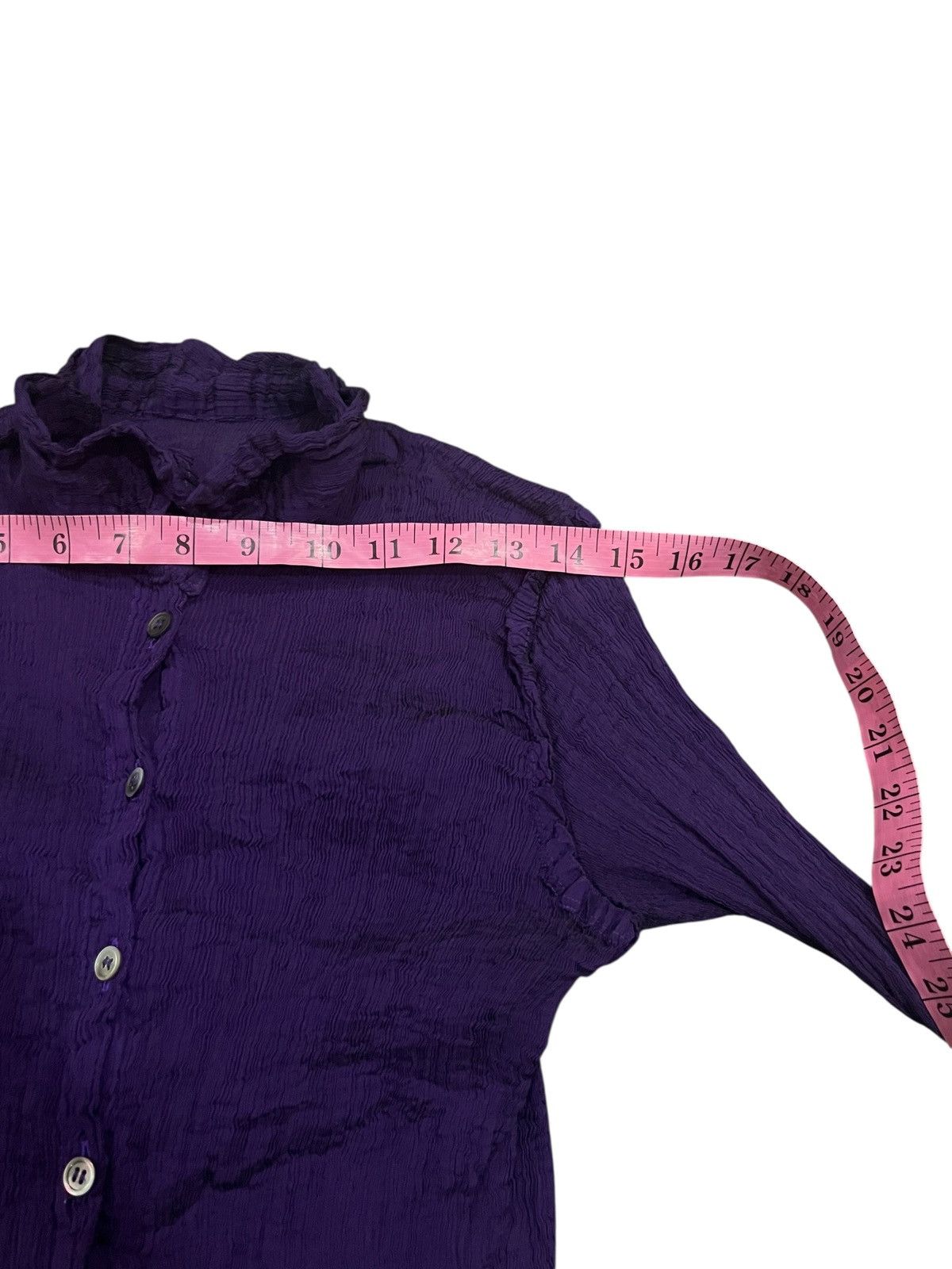 Issey Miyake ISSEY MIYAKE PLEATED DIAMOND CUT SHIRT MIO1FJ521 Size S / US 4 / IT 40 - 15 Thumbnail