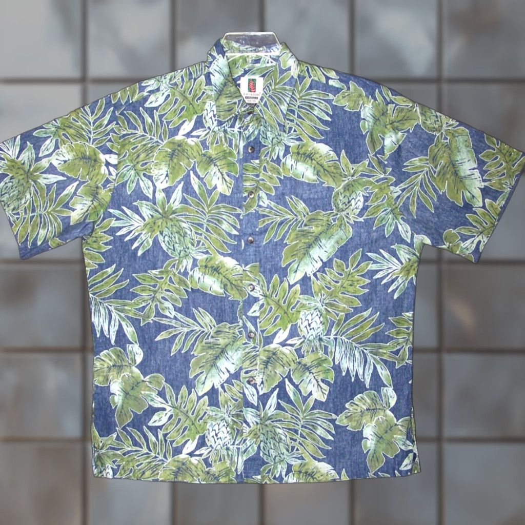 VINTAGE Tori Richard Shirt Men Adult Large Hawaiian Short Sleeve