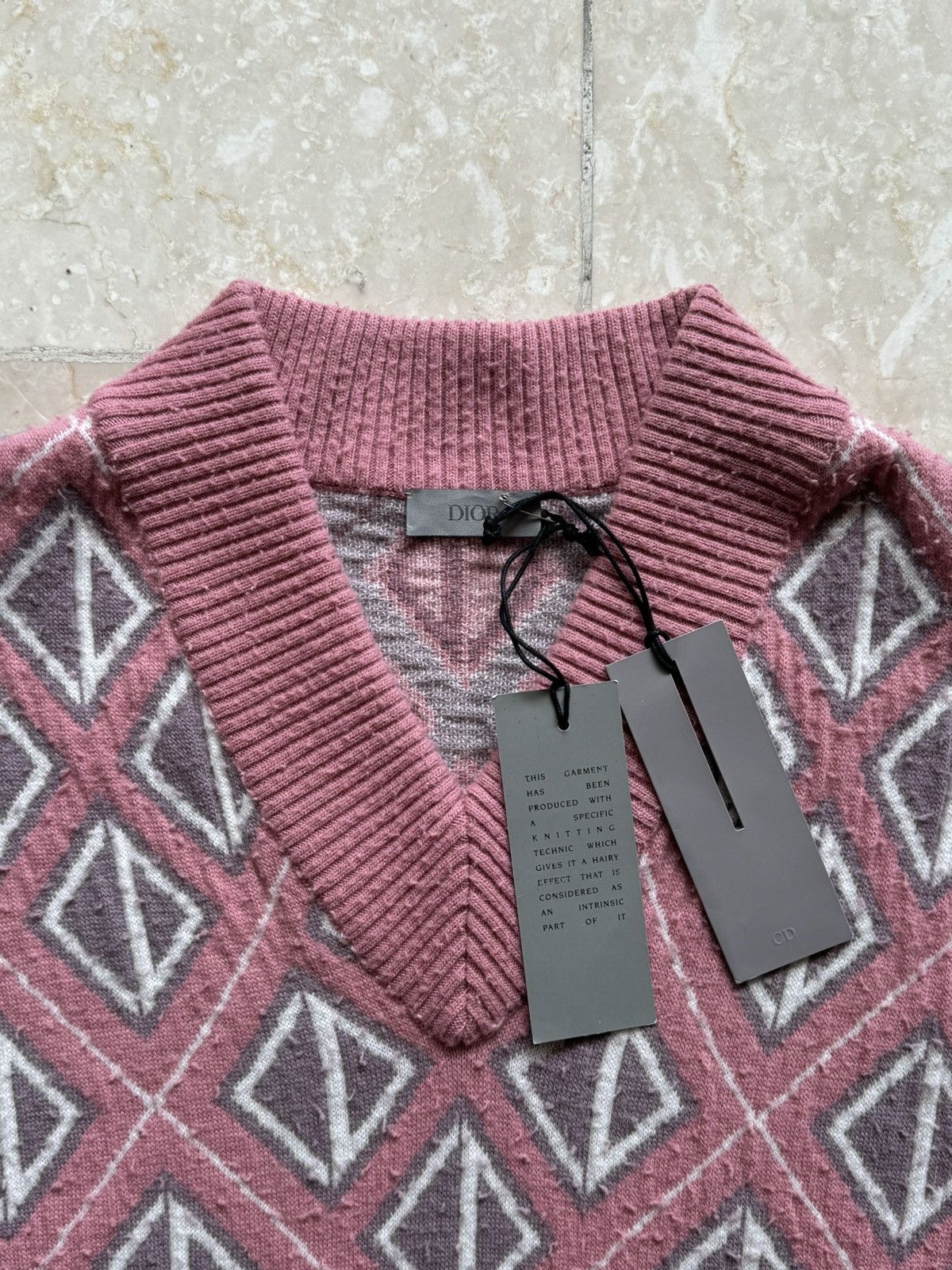 Dior × Travis Scott Cactus Jack Dior 2022 CD Diamond Pullover Size US S / EU 44-46 / 1 - 3 Thumbnail