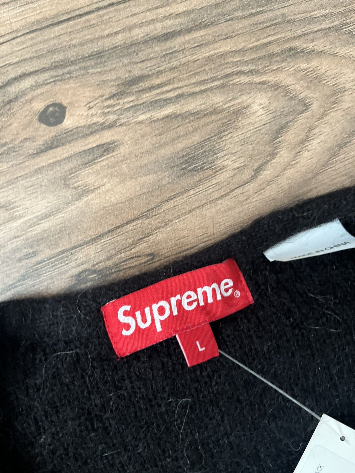 Supreme Supreme Brushed Grid Cardigan Size US L / EU 52-54 / 3 - 2 Thumbnail