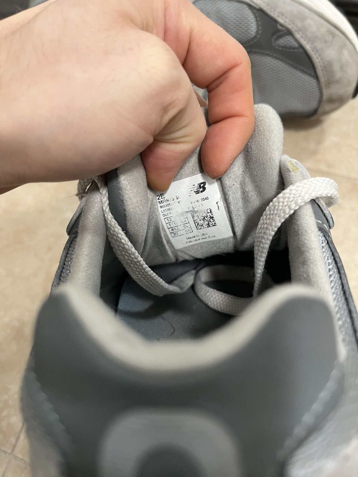 New Balance New Balance 993 Grey Made in USA Size US 12 / EU 45 - 2 Thumbnail