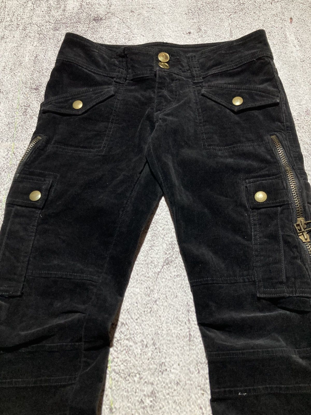 Japanese Brand 2000s Manies Corduroy Anarchy Punk Vkei Lgb Style Pants Size US 28 / EU 44 - 10 Thumbnail