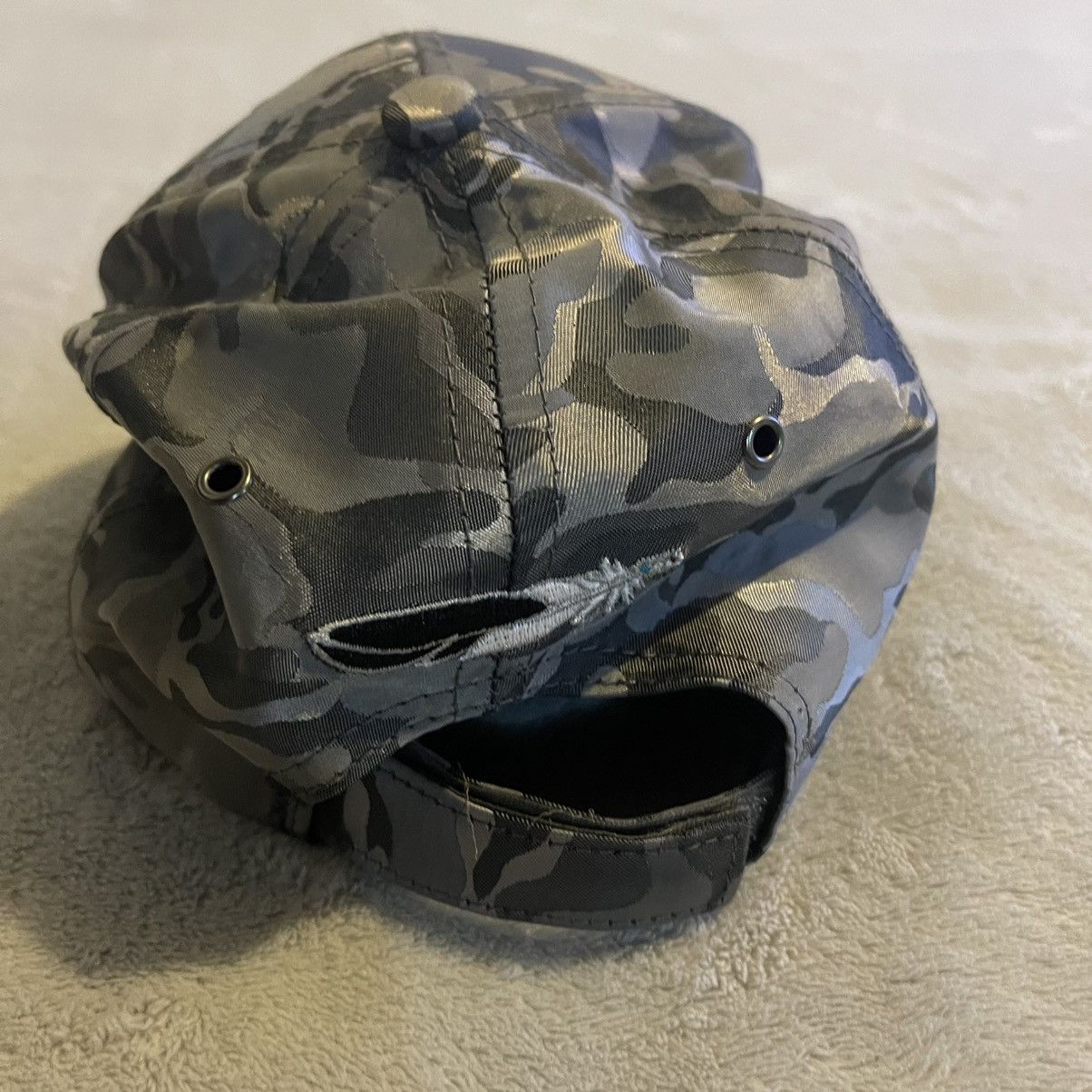 Other Black Eagle Cap Men One Size Gray Hat Camo Adjustable Size ONE SIZE - 6 Thumbnail