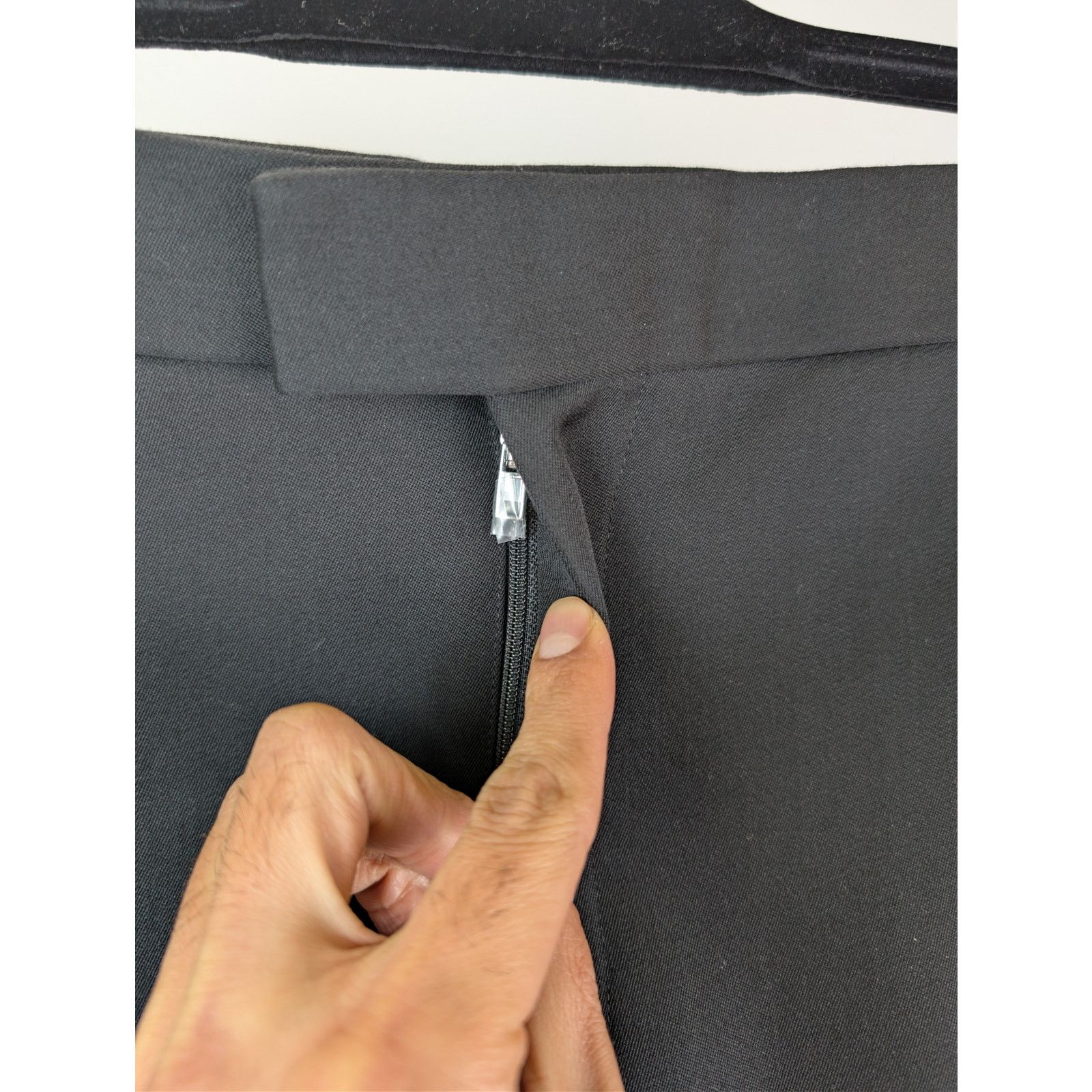 Bottega Veneta o1rshd1 Compact Wool Trousers Pants in Black Size US 34 / EU 50 - 8 Thumbnail