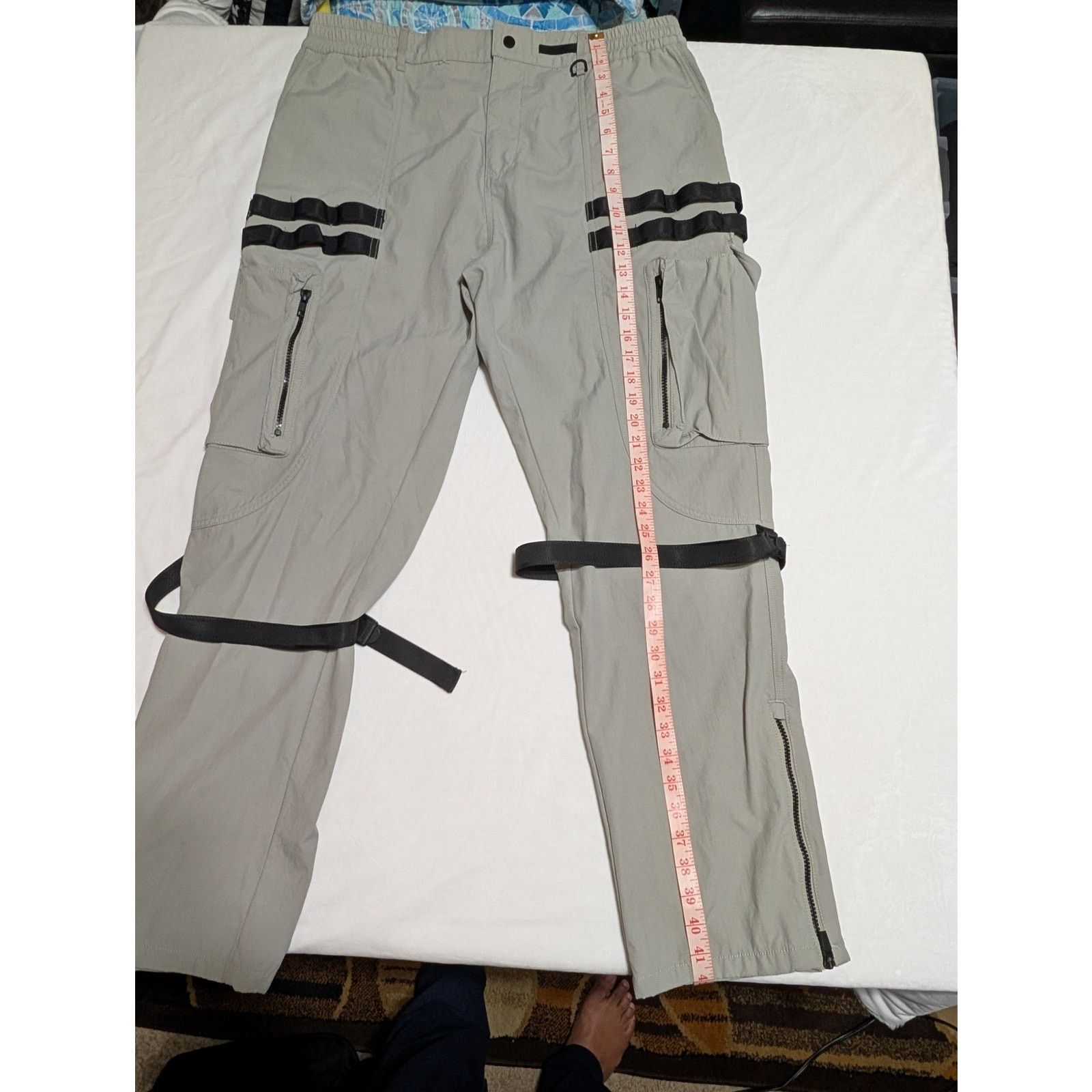 Other Blacktailor T1 Cargo Pants Cream Nylon Men’s Size 38 Size US 38 / EU 54 - 7 Thumbnail