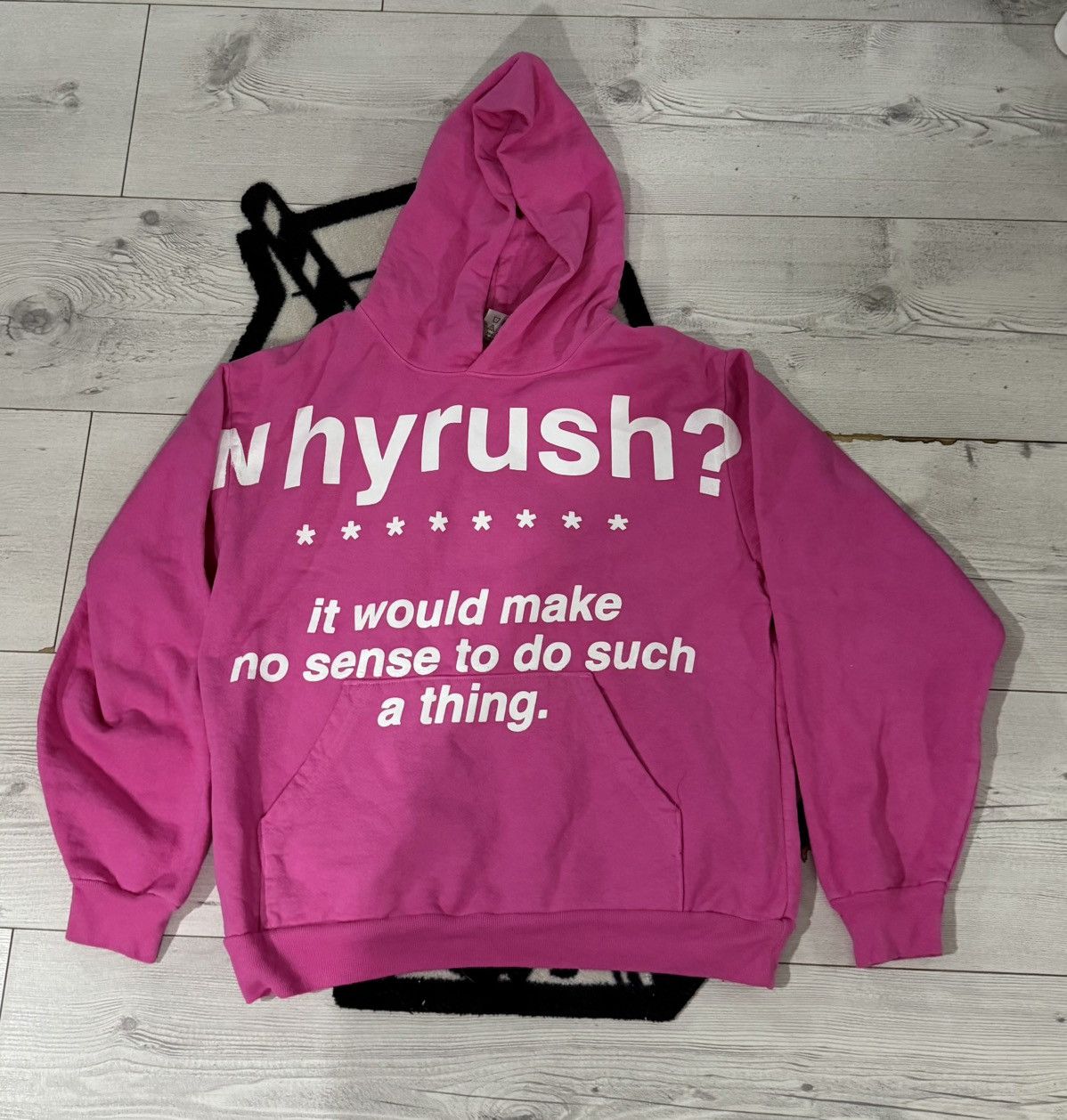 Lyrical Lemonade Bycolebennett Why Rush Pink Hoodie Size US M / EU 48-50 / 2 - 1 Thumbnail