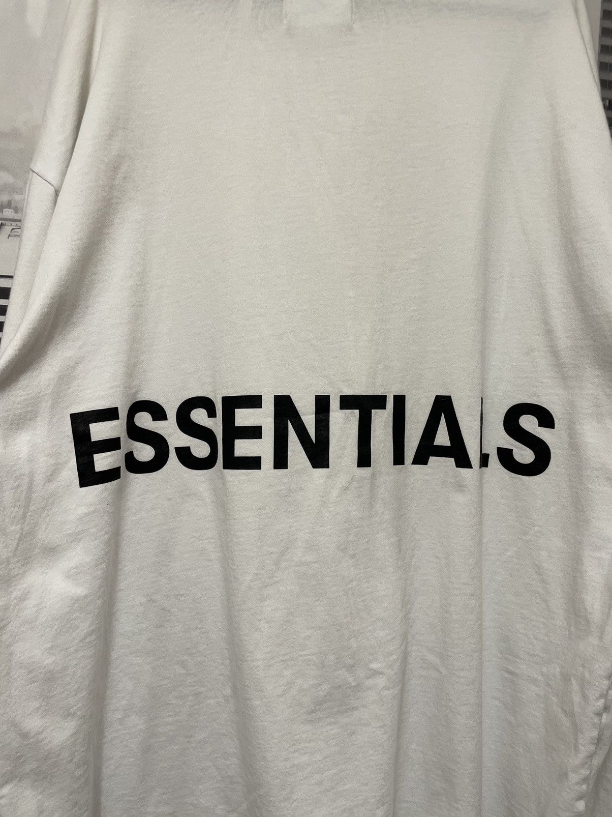 Fear of God 🔥Fear of God Essentials Boxy Long Sleeve Tee White SZ L Size US L / EU 52-54 / 3 - 2 Thumbnail