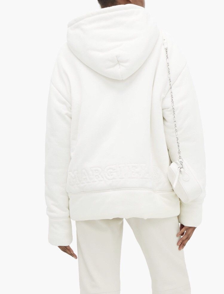 MM6 MM6 padded embossed oversized hoodie Size US M / EU 48-50 / 2 - 5 Thumbnail