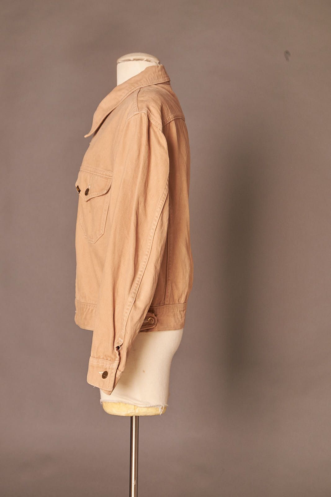 Lee 1970s Tan Lee Trucker Jacket Size US M / EU 48-50 / 2 - 2 Thumbnail
