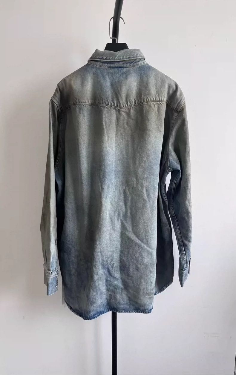 Acne Studios acne studios Mud-dyed vintage denim shirt 2505-Nextarrow Size US L / EU 52-54 / 3 - 2 Thumbnail