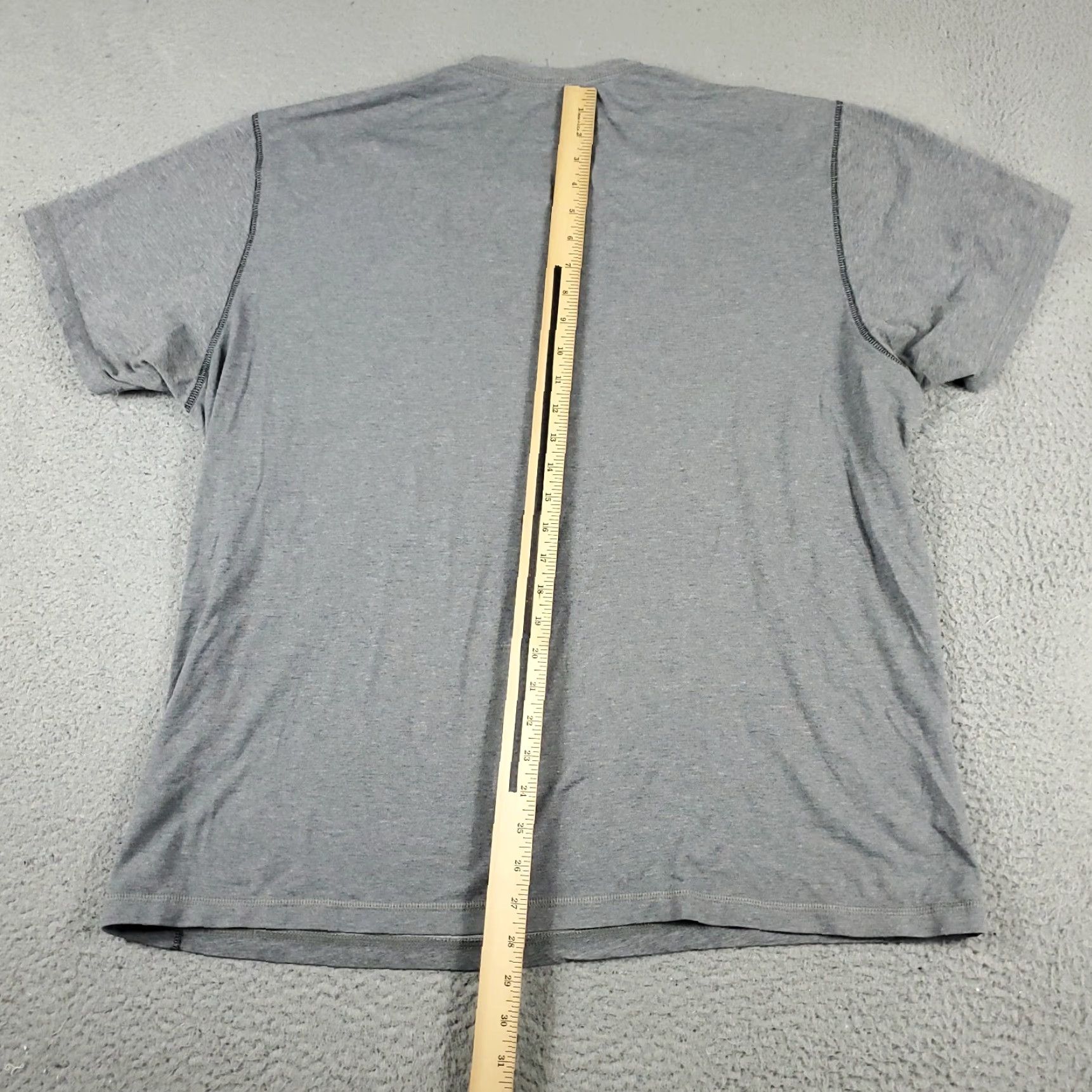 Nike Nike T Shirt Mens XL Gray Swoosh Casual Short Sleeve Crew Neck Cotton Blend Nike Logo Shirt Adult X-Large Gray Mens Size US XL / EU 56 / 4 - 3 Thumbnail