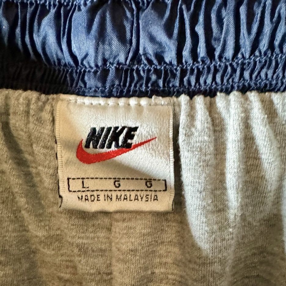 Nike Vintage 90s Nike White Label Navy Blue Track pants Large Size US 36 / EU 52 - 4 Thumbnail