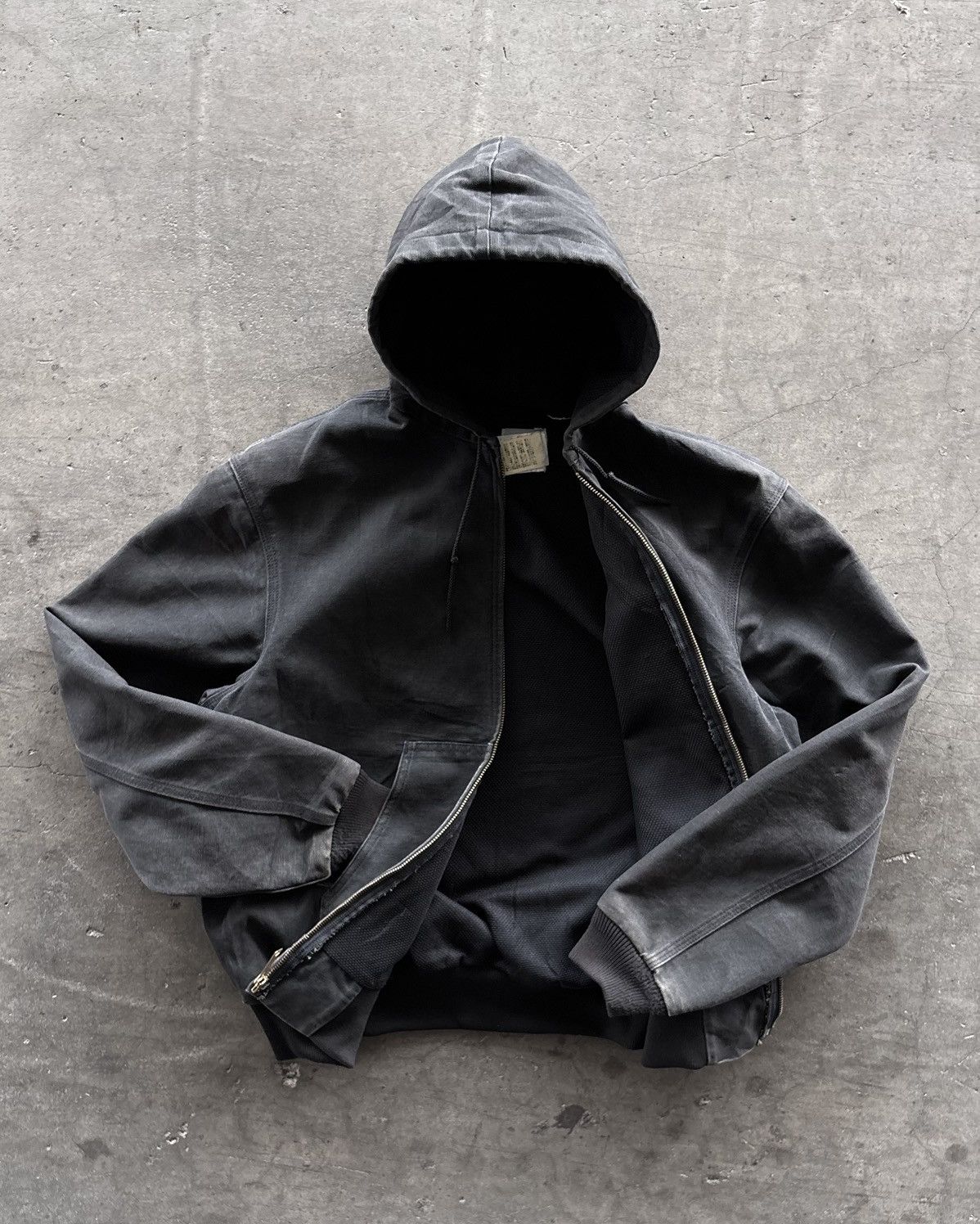 Carhartt 90s J03BLK Carhartt Active Faded Black Jacket Size US L / EU 52-54 / 3 - 5 Thumbnail