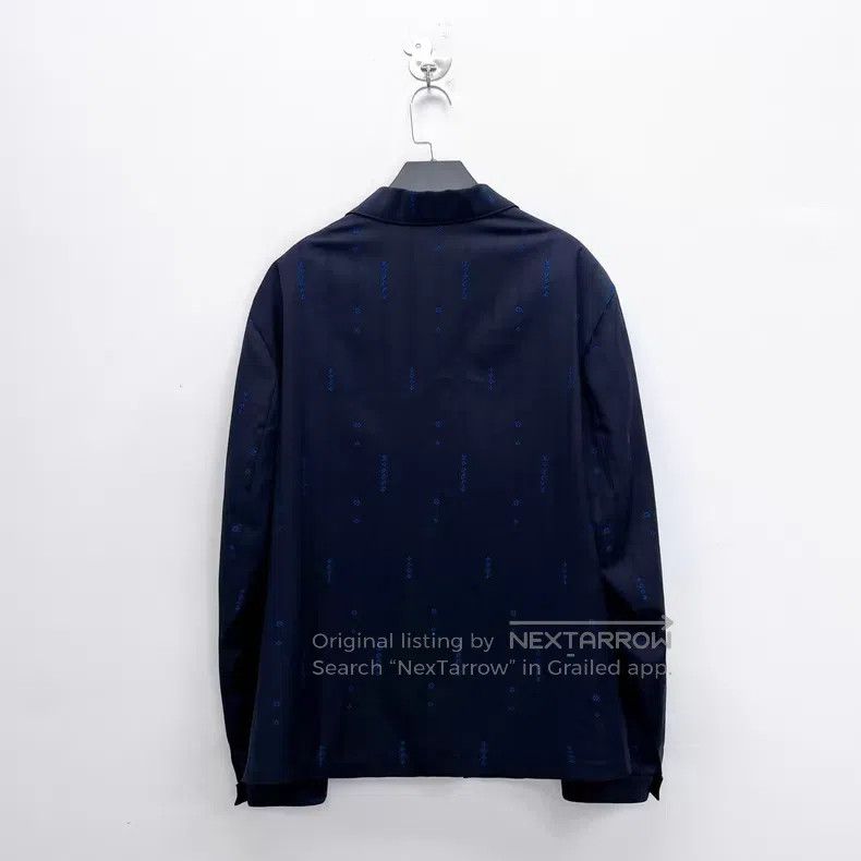 Louis Vuitton Louis Vuitton FW25 dark blue dark stripe blazer jacket Size US L / EU 52-54 / 3 - 2 Thumbnail