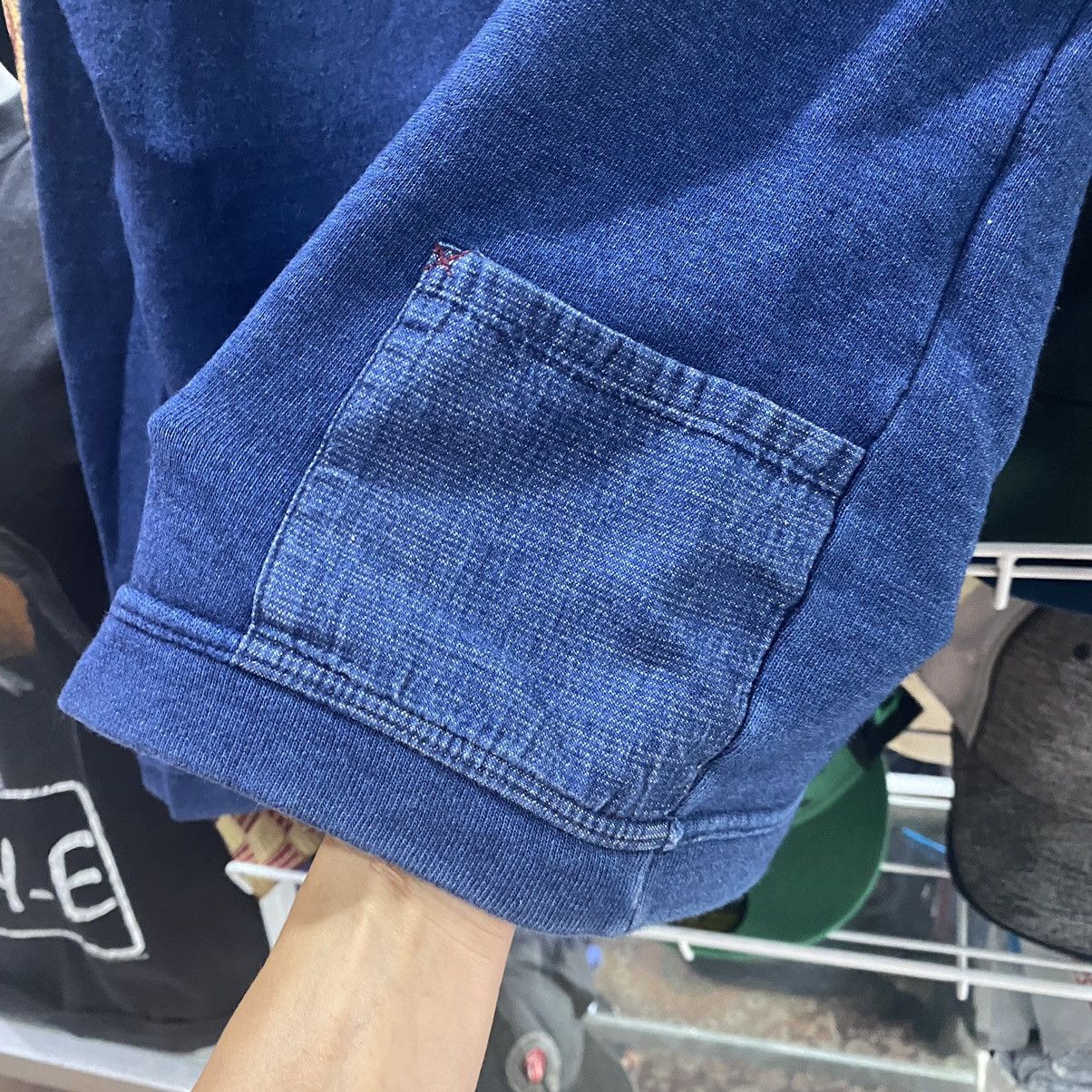 Blue Blue Japan Blue blue Japan. Patches sweatshirt in indigo blue. Size US S / EU 44-46 / 1 - 5 Thumbnail