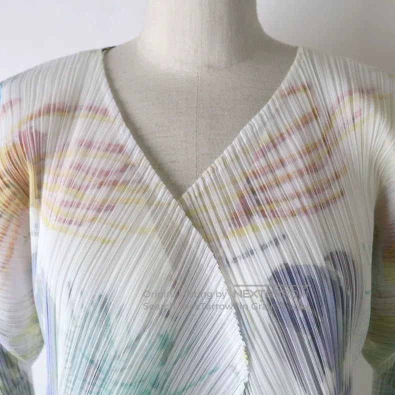 Issey Miyake Issey Miyake Color-block Coat Size M / US 6-8 / IT 42-44 - 4 Thumbnail