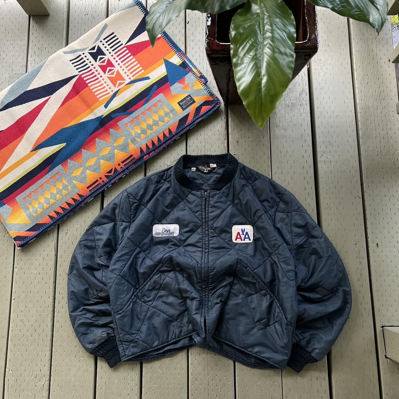 Vintage Vintage quilted bomber jacket United Airlines Size US XL / EU 56 / 4 - 6 Thumbnail