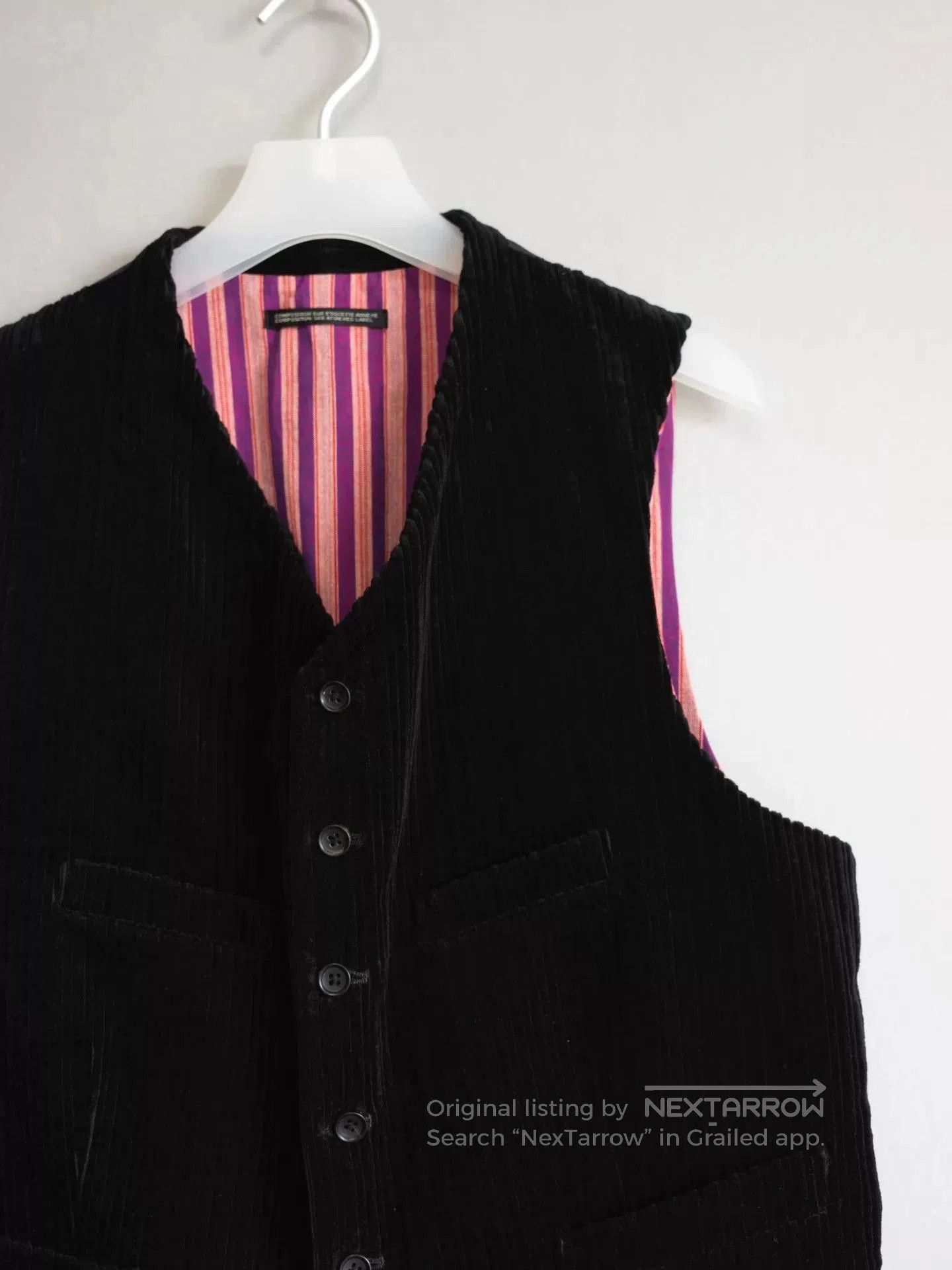 Yohji Yamamoto black corduroy four. Size S / US 4 / IT 40 - 4 Thumbnail