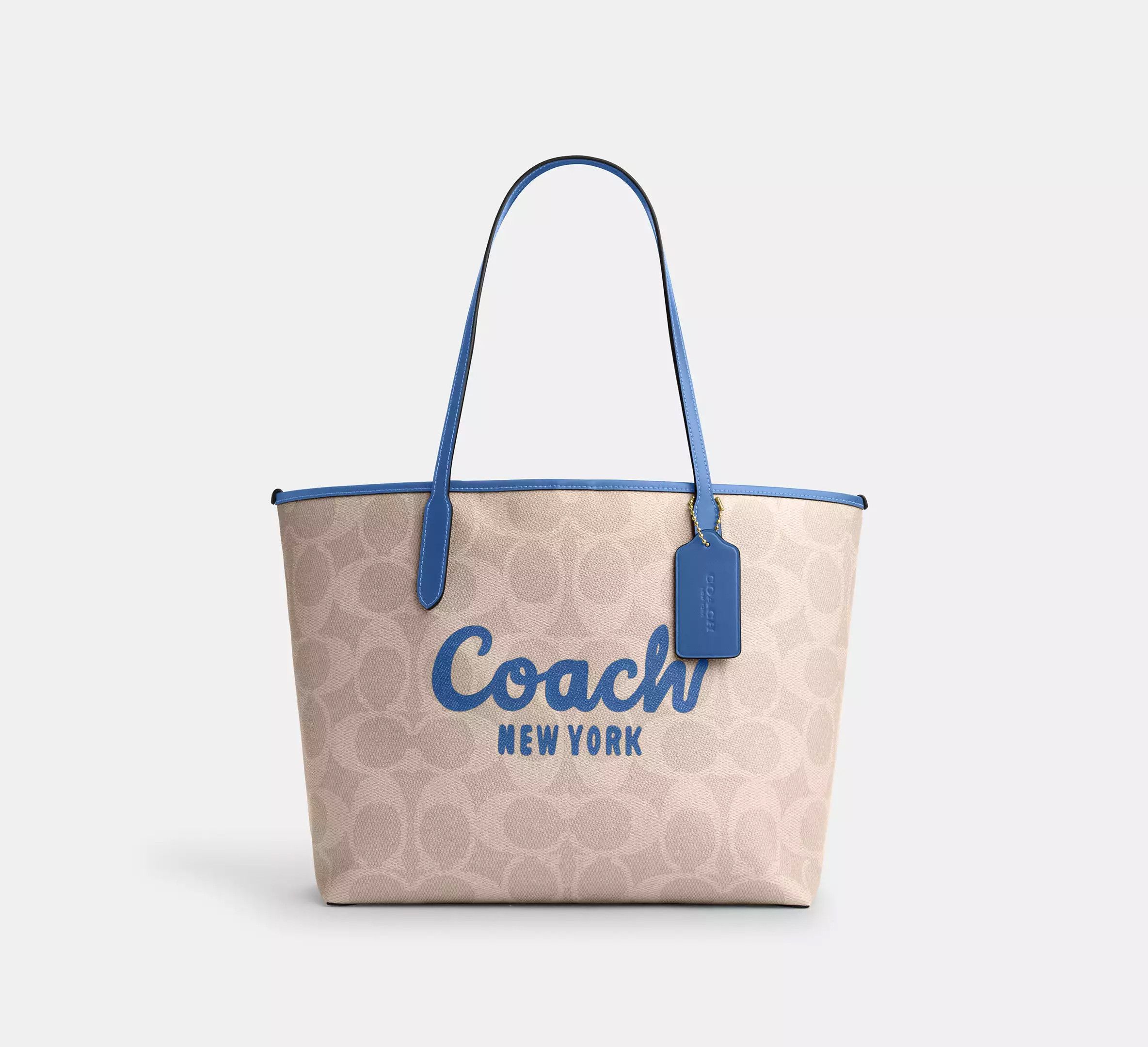 Coach City Tote Bag With Coach Graphic CY705 Size ONE SIZE - 9 Thumbnail