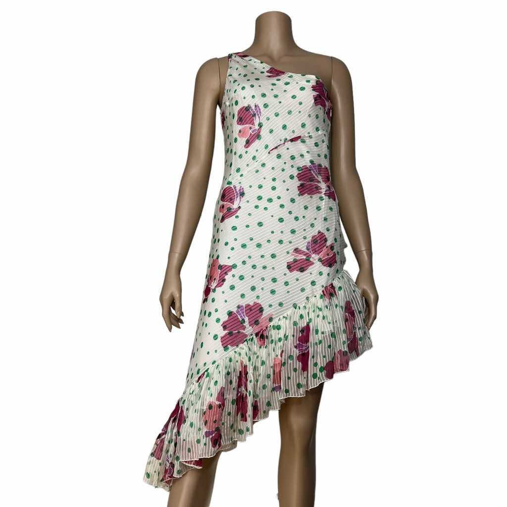 Paul & Joe NWT Paul & Joe Silk One-Shoulder Floral Asymmetrical Dress Size M / US 6-8 / IT 42-44 - 1 Thumbnail