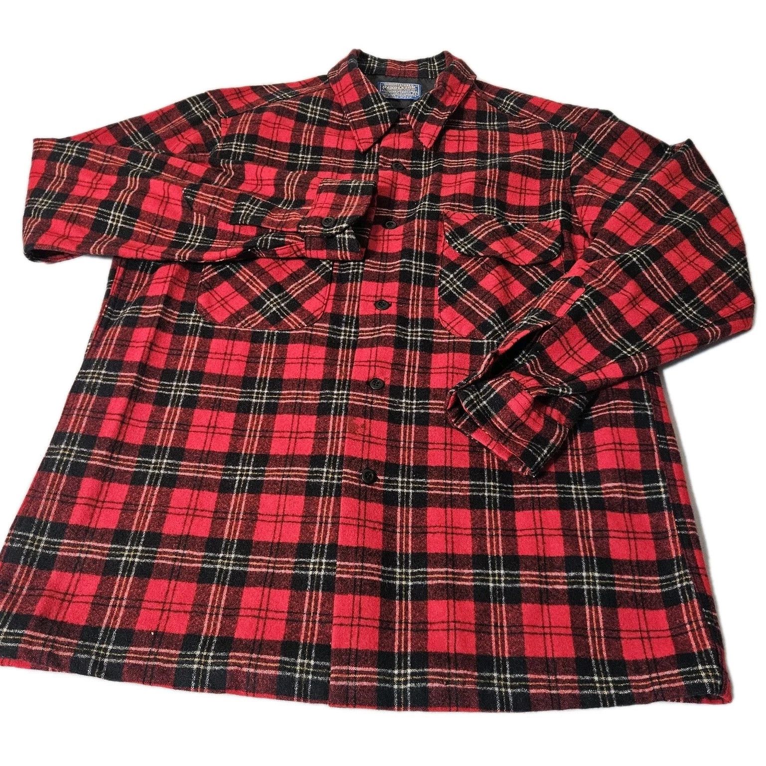 Pendleton 60s Pendleton CLUNY TARTAN Shirt L Wool Flannel USA VTG Size US L / EU 52-54 / 3 - 2 Thumbnail