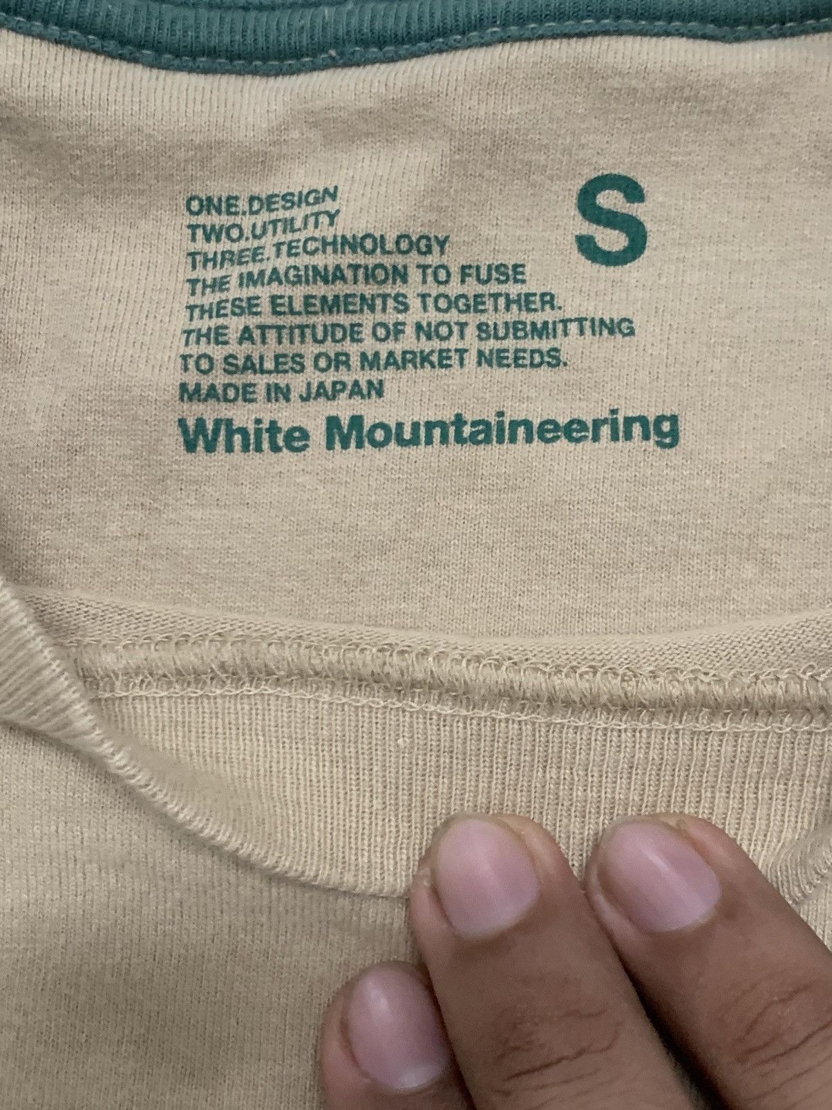 Japanese Brand × White Mountaineering White mountaineering Single pocket t-shirt Size US S / EU 44-46 / 1 - 5 Thumbnail